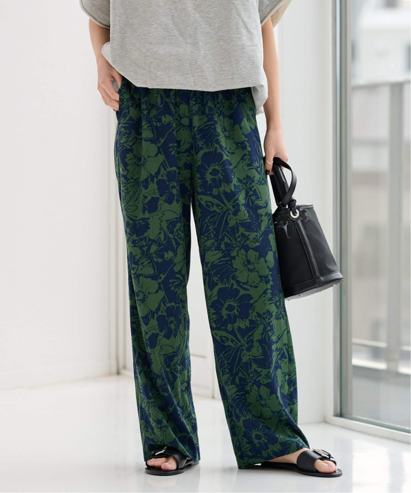 追加3》コントラストフラワープリントパンツ（その他パンツ）｜JOURNAL