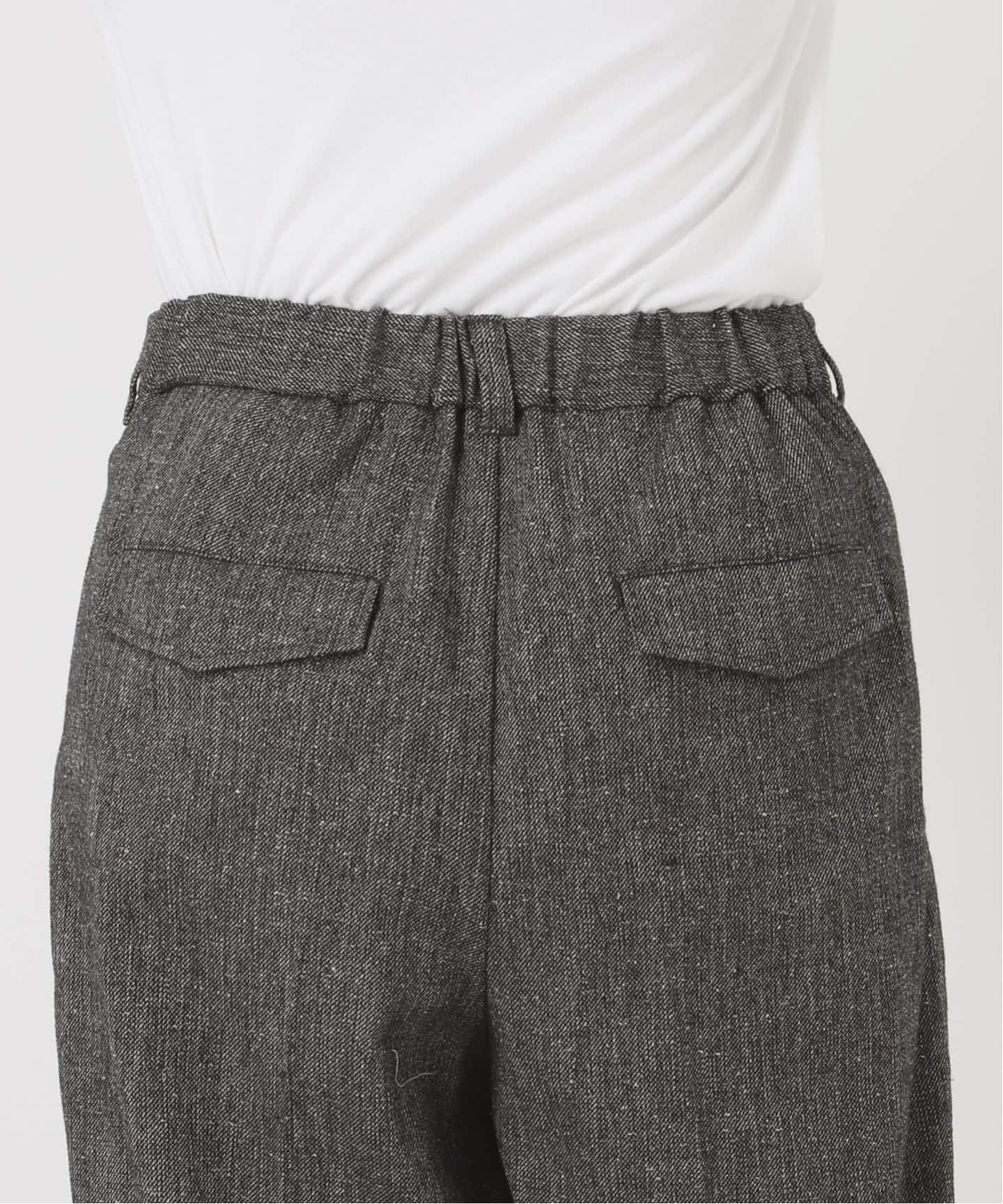 【超美品】JOURNAL STANDARD relume マットタックパンツ JOURNAL STANDARD relume｜[25AW新作]コットンインタックパンツ