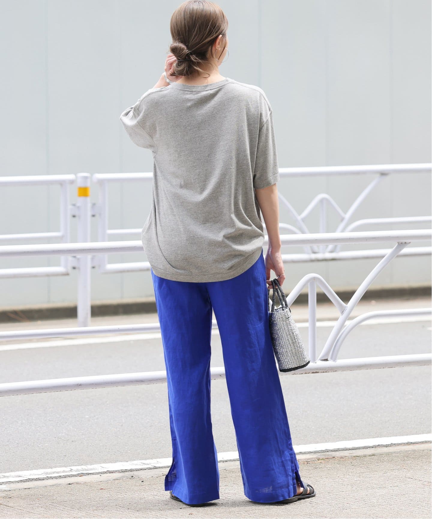 WEB限定追加3》麻スリットイージーパンツ（その他パンツ