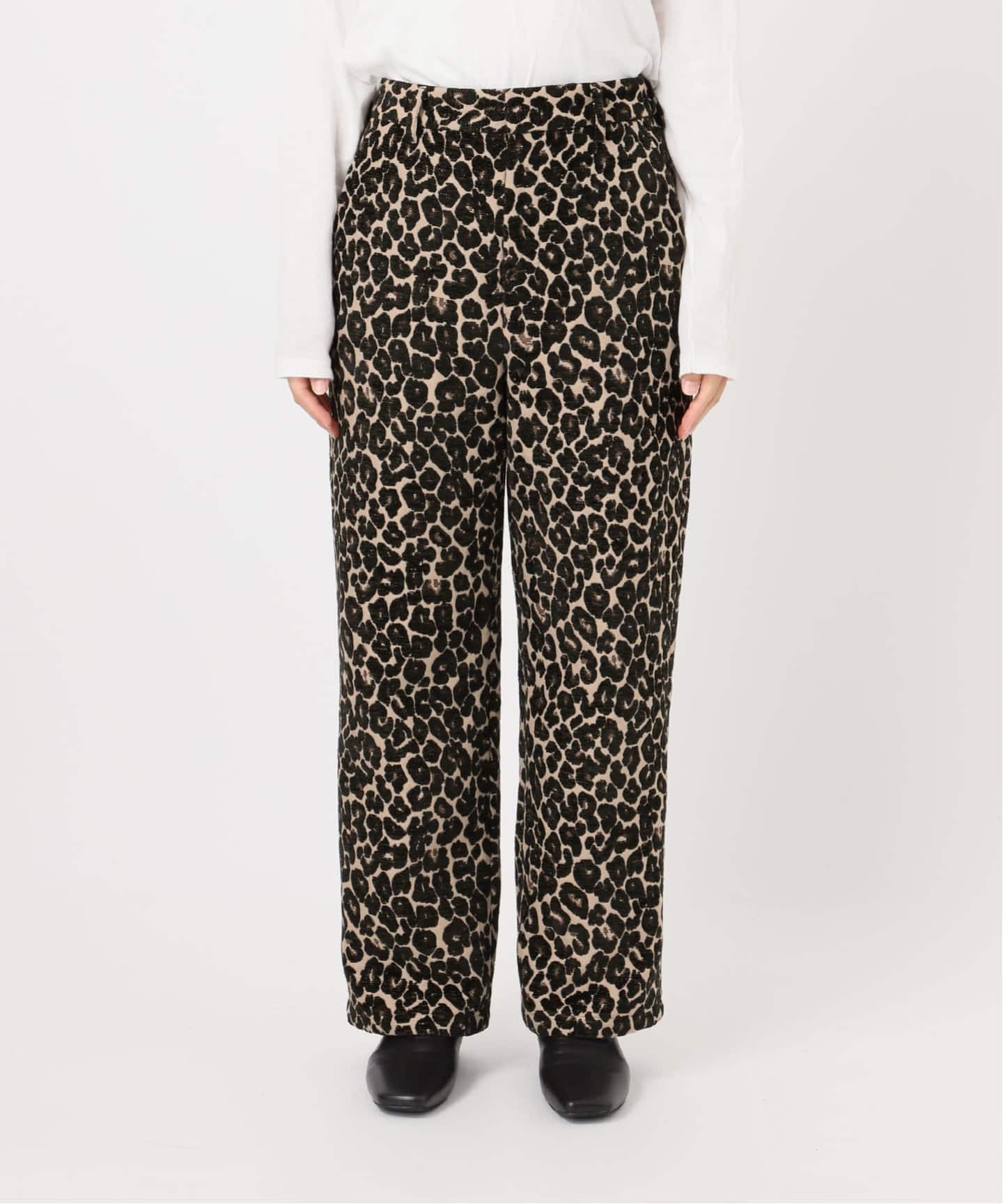 WEB限定追加予約》レオパードジャガードパンツ（その他パンツ