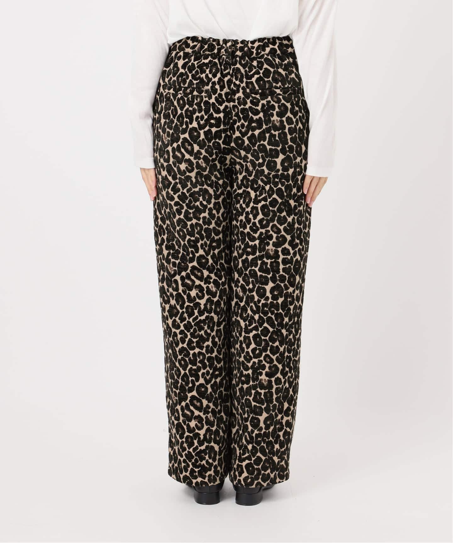 WEB限定追加予約》レオパードジャガードパンツ（その他パンツ