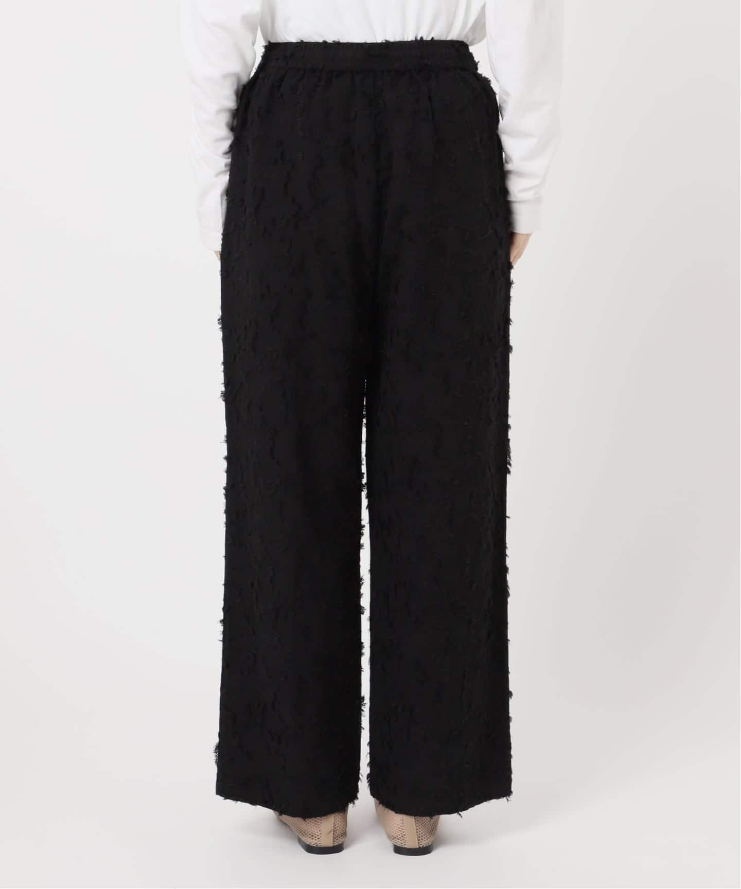 カットジャガードパンツ 黒 ジャーナルスタンダード　完売品 カットジャガードパンツ（その他パンツ）｜JOURNAL STANDARD relume