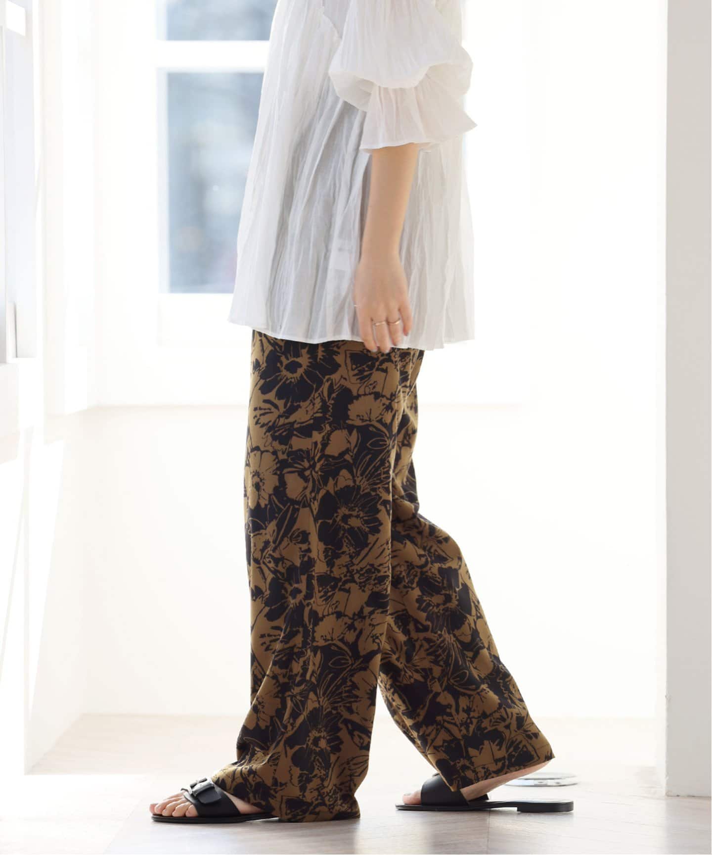 JOURNAL STANDARD relume パンツ 「追加2」コントラストフラワー
