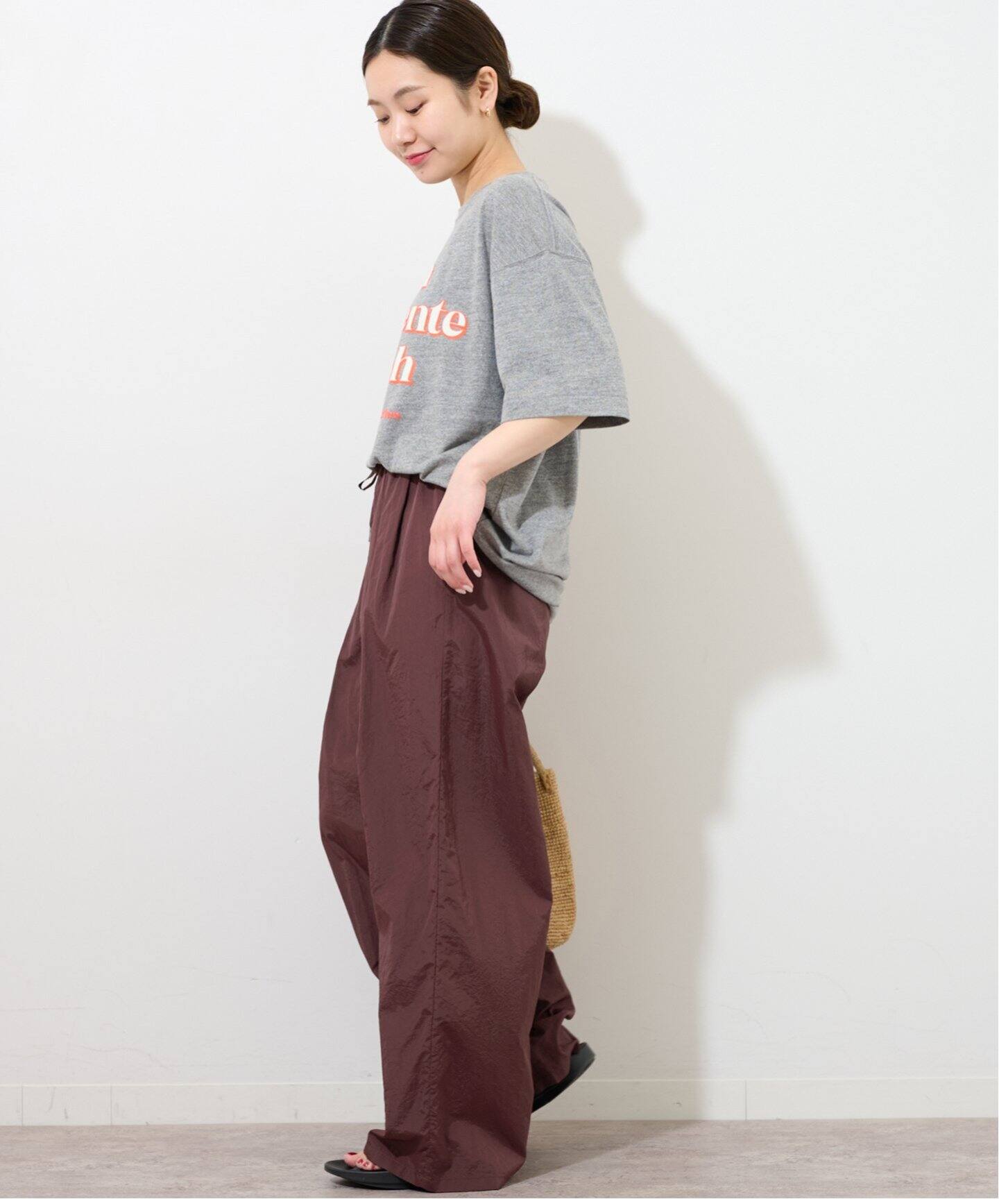 ライトナイロンワイドパンツ（その他パンツ）｜JOURNAL STANDARD