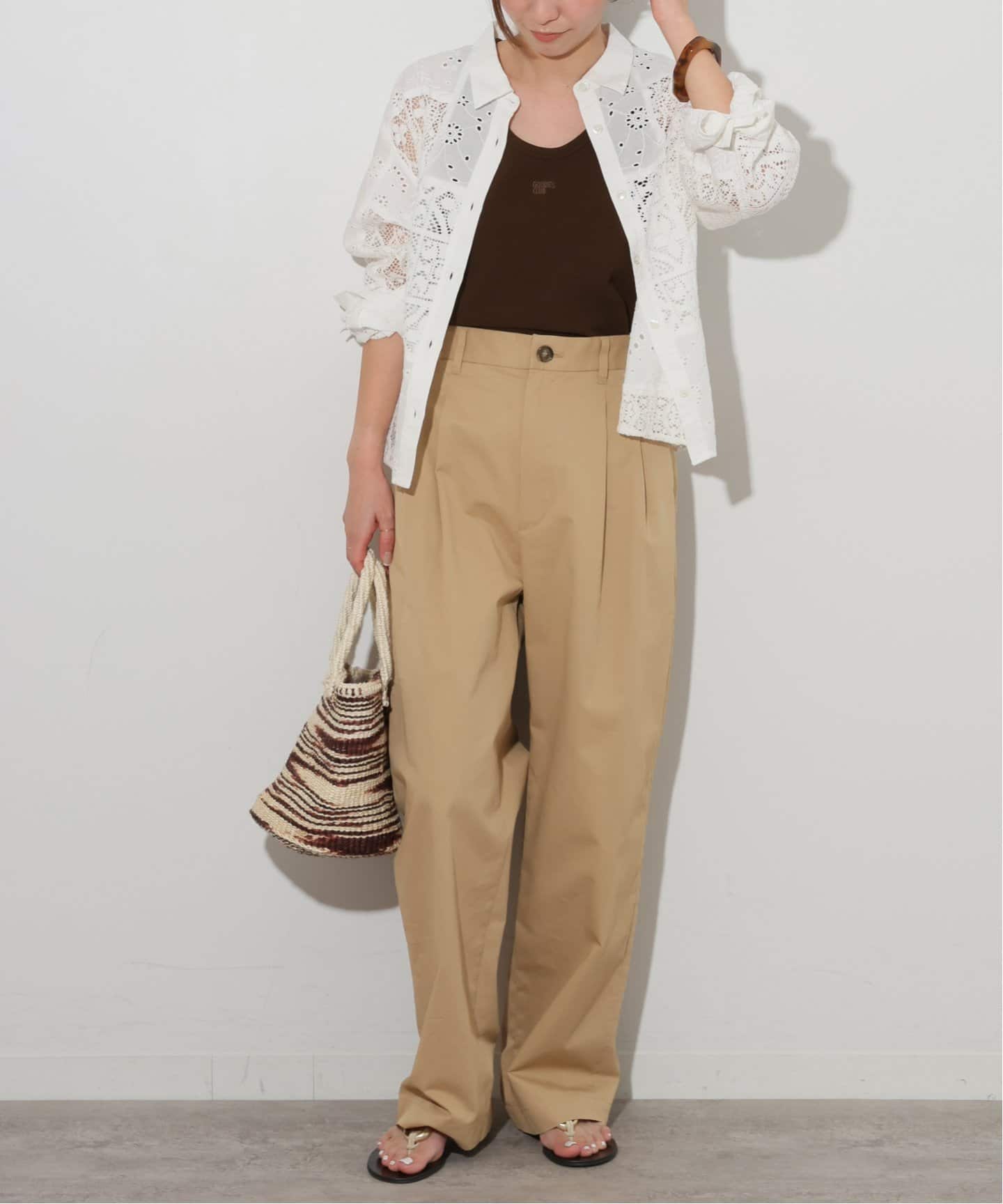 コットンツイル2タックパンツ（その他パンツ）｜JOURNAL STANDARD