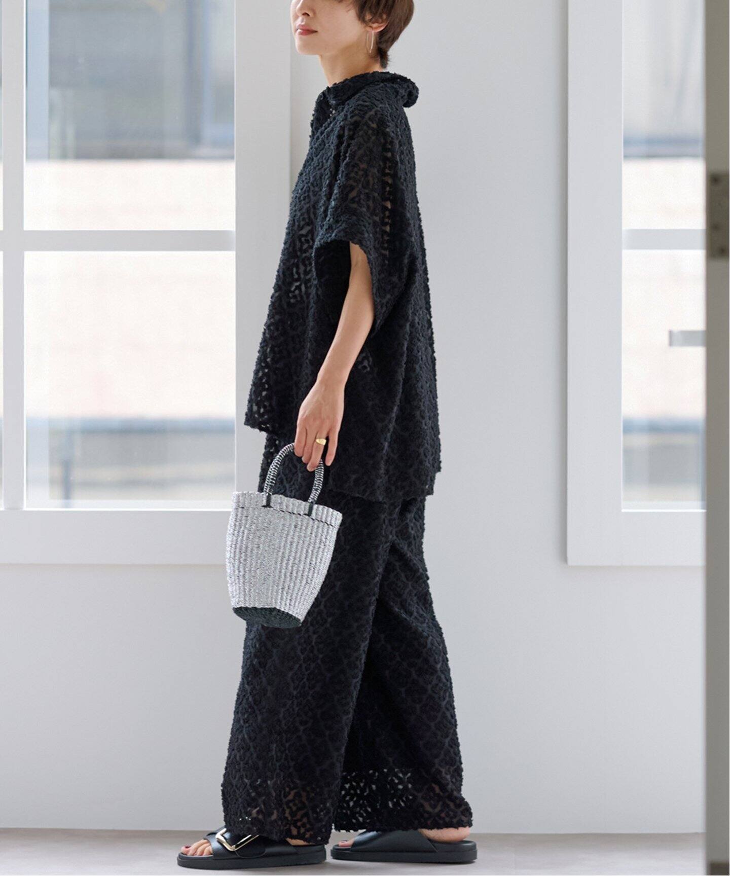 ジャーナルスタンダード 予約》ドロッピング ペイント クルーネック スウェット（スウェット