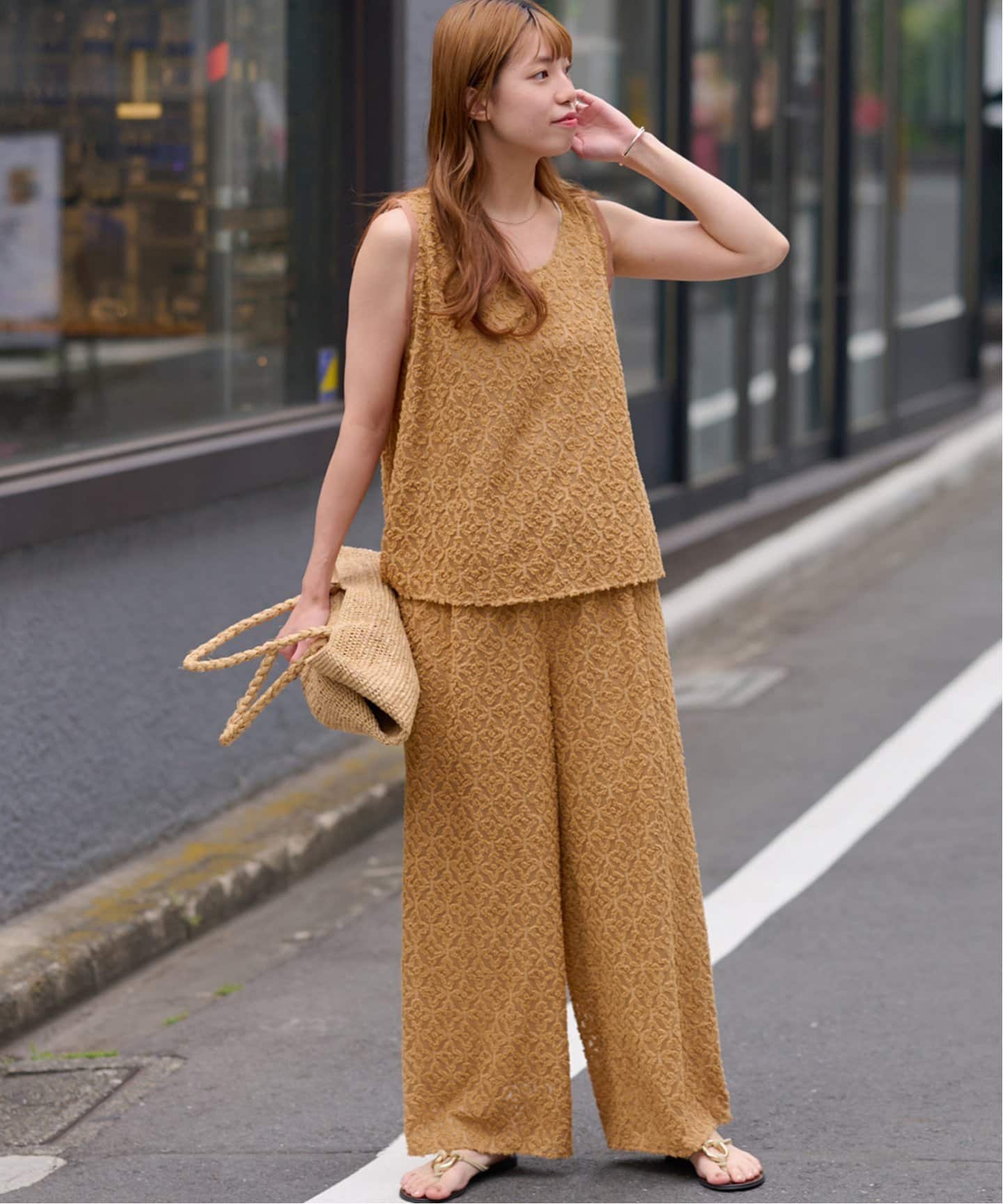 キカカットジャガードパンツ（その他パンツ）｜JOURNAL STANDARD