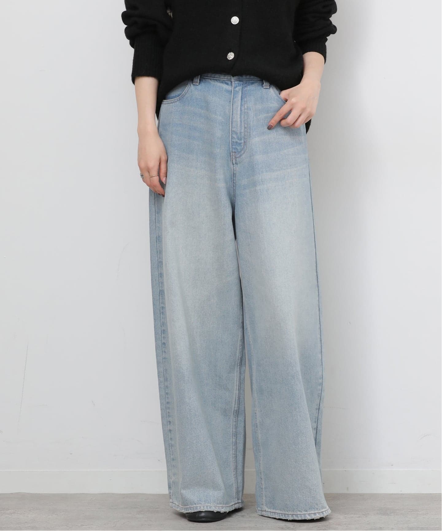 JOURNAL STANDARD relume バギーデニムパンツ　38 ジャーナルスタンダード レリューム JOURNAL STANDARD relume