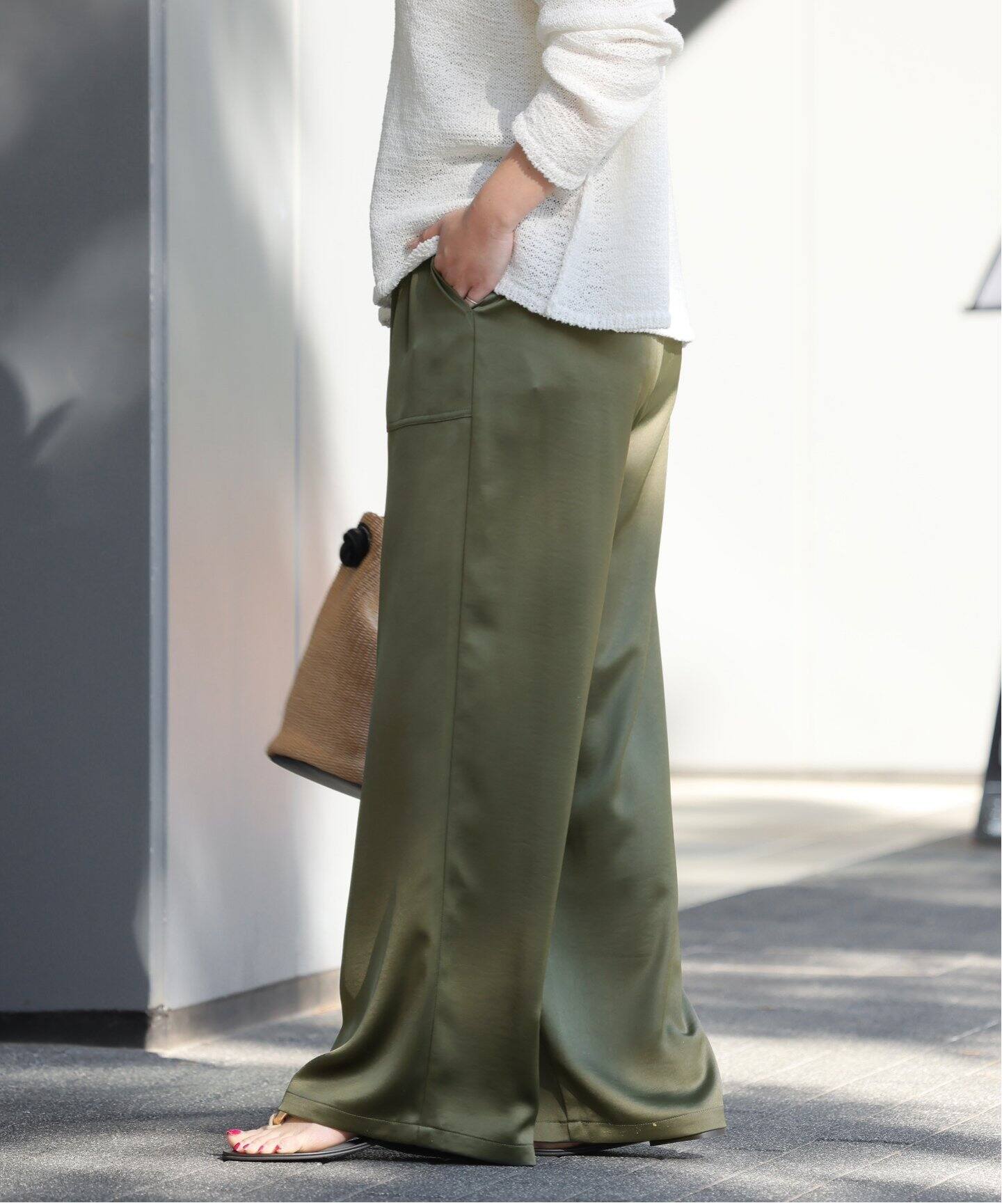 サテンベイカーパンツ（その他パンツ）｜JOURNAL STANDARD