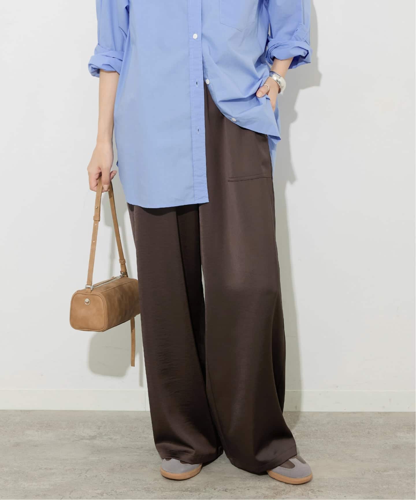 美品★JOURNAL STANDARD relume ベイカーパンツ 予約》サテンベイカーパンツ（その他パンツ）｜JOURNAL STANDARD