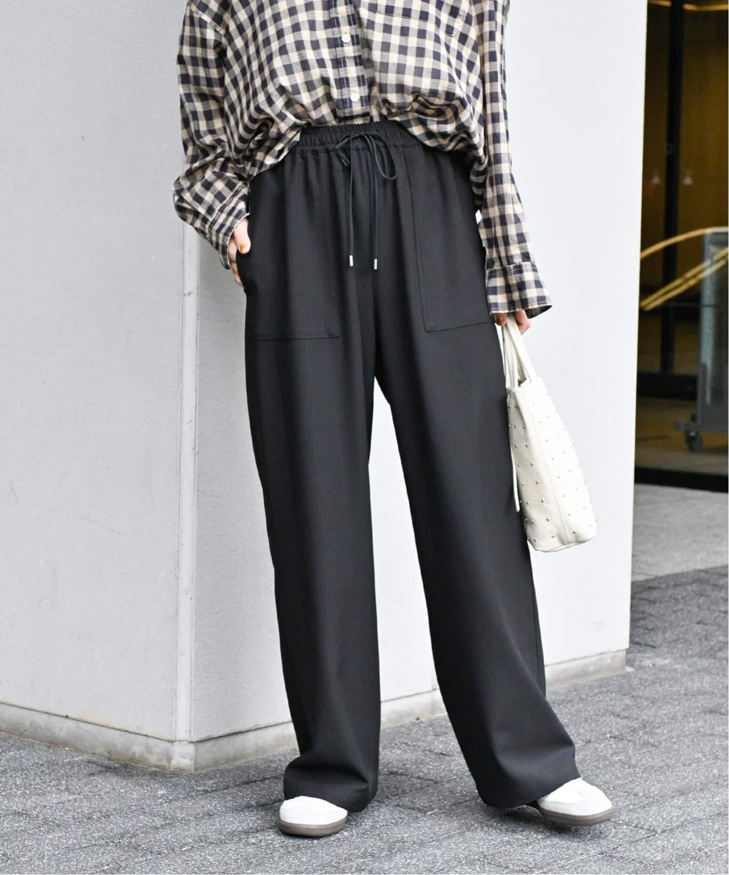 【JORNAL STANDARD relume】 ストライプパンツ JOURNAL STANDARD relume パンツ ストライプ柄が魅力コットン