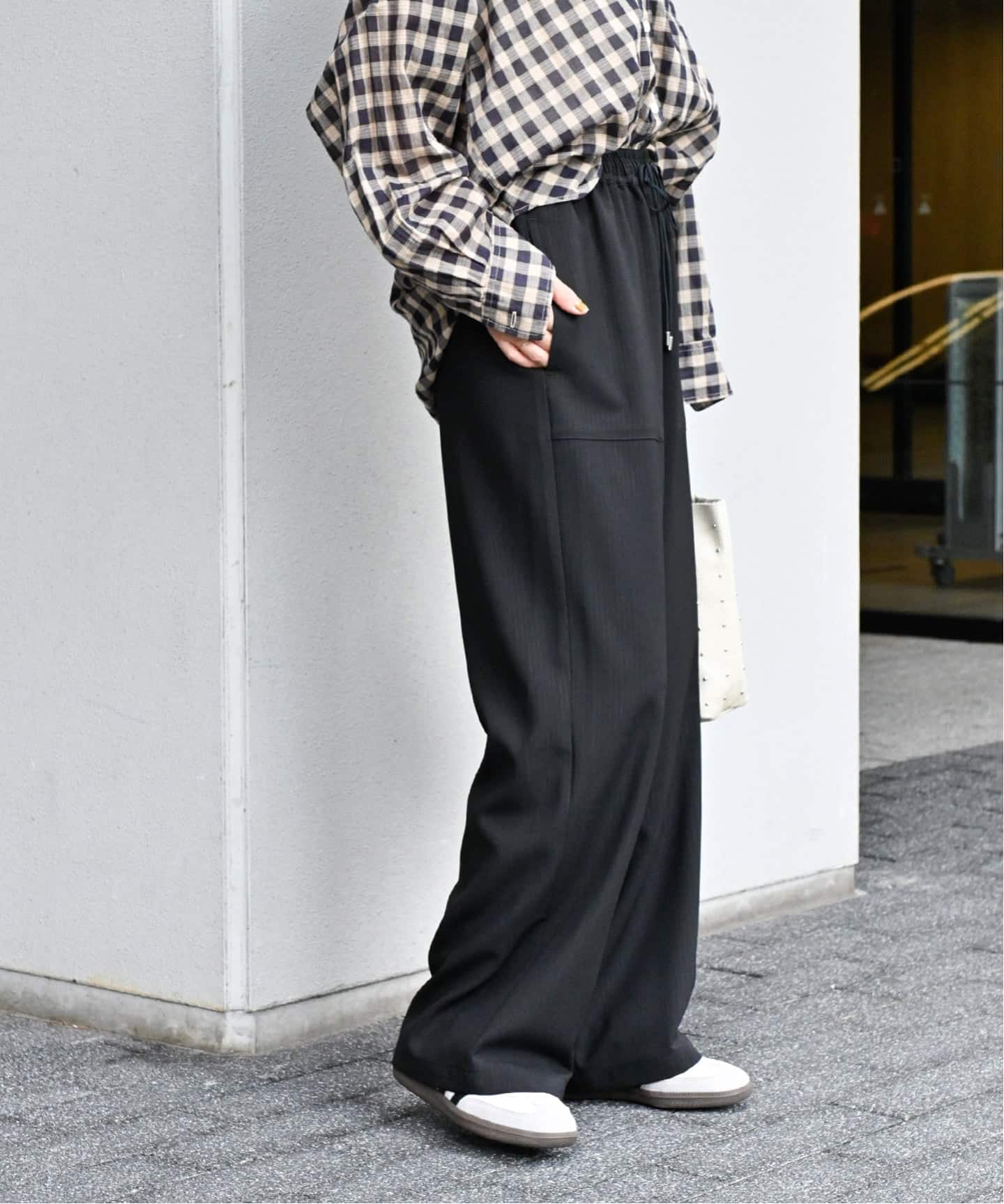 追加 / 新色》フィルムストライプイージーパンツ（その他パンツ