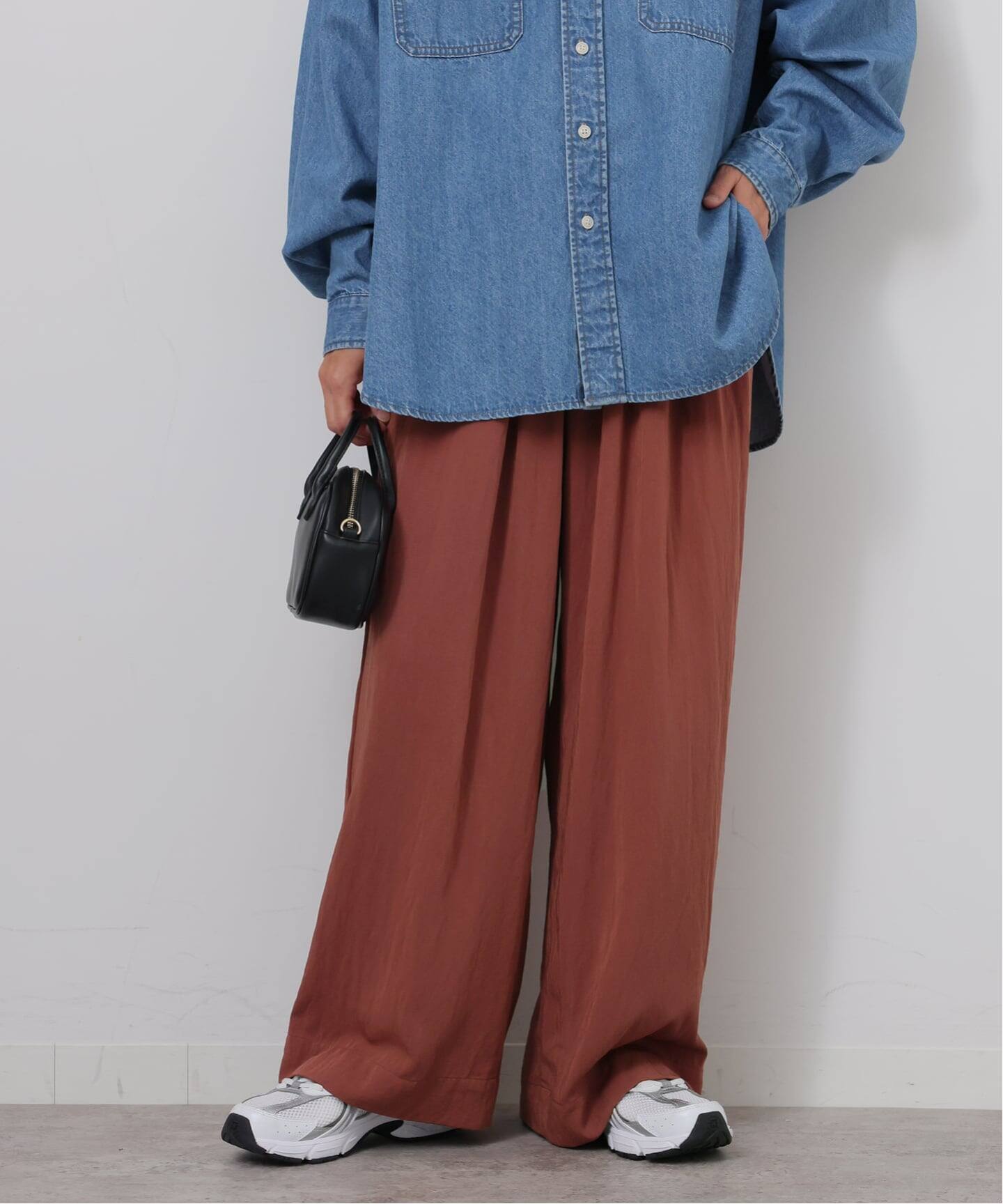 JOURNAL STANDARD relume ワイドパンツ　イージーパンツ イージーギャザーワイドパンツ（その他パンツ）｜JOURNAL