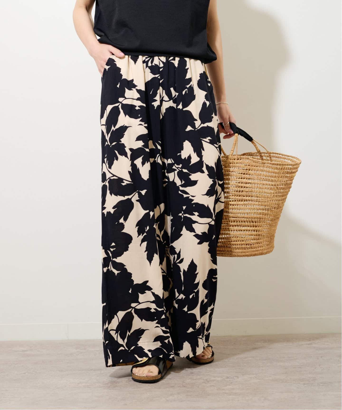 昨季 タグ付 LUSANA Cici Pant レリューム購入 追加2》【LUSANA/ルサナ】CICI PANTS：パンツ（スラックス