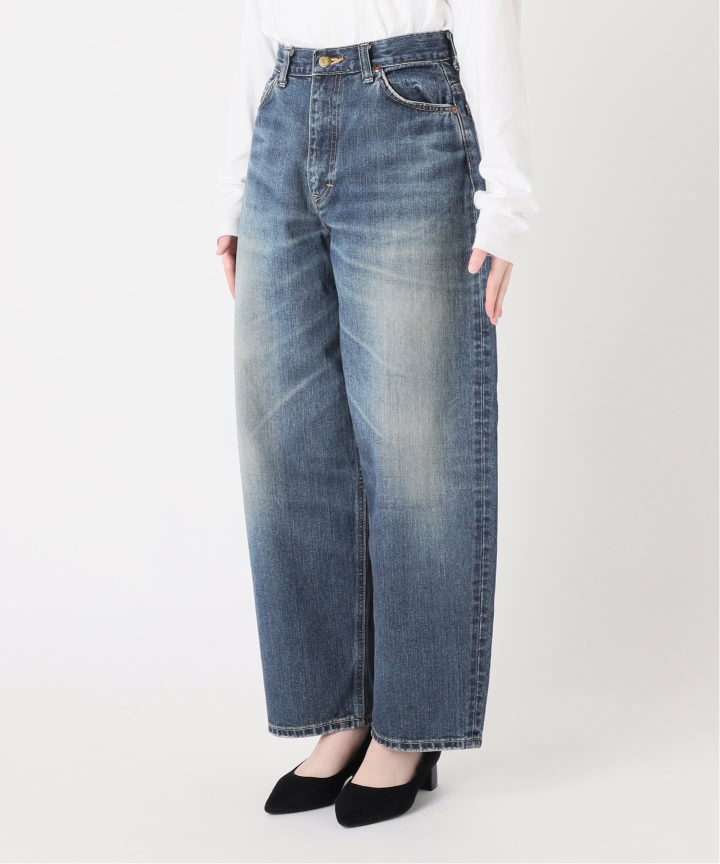 パンツ JOURNALSTANDARD relume Lee RE SUPERSIZED 別注【Lee /リー】SUPERSIZED STRAIGHT：デニムパンツ（デニム