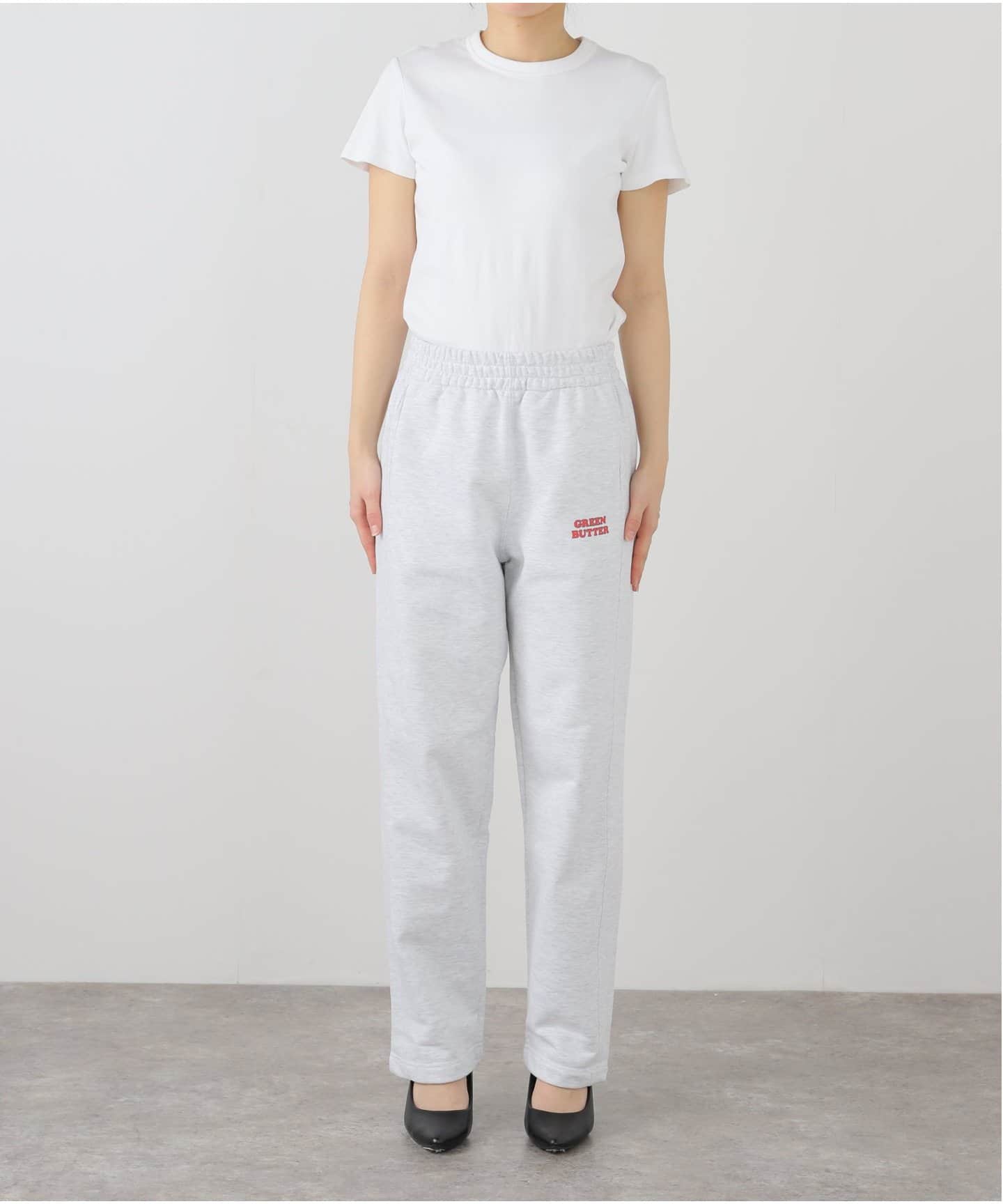 ●GREEN BUTTER●NO.8 Applique スウェットショートパンツ 25SS】MEN EVALET Thick&Thin Stretch ショートパンツ グリーン