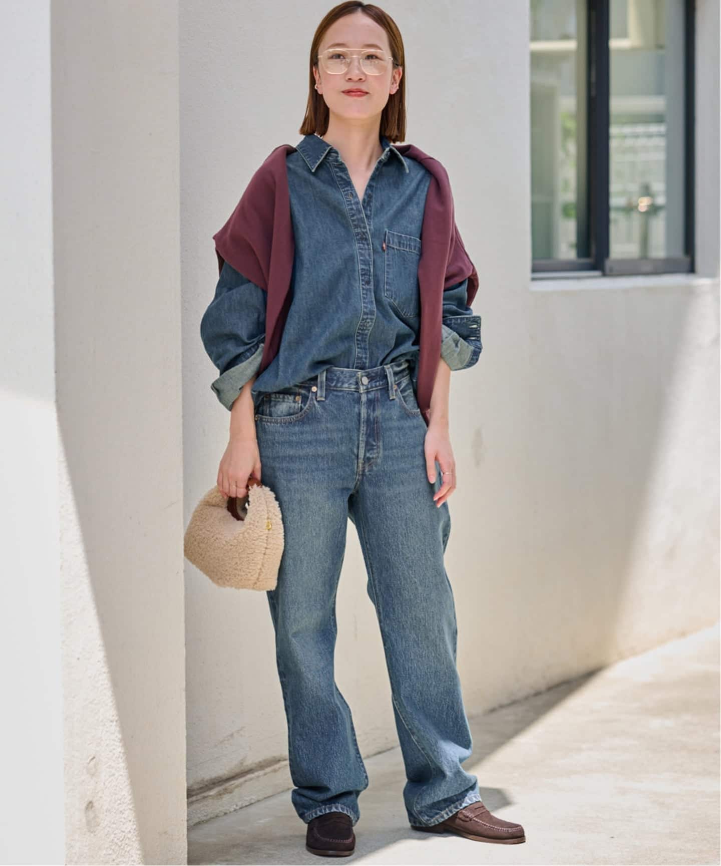 ばび　journal standardレリュームLevi's デニム 別注【LEVI'S/リーバイス】501 90S FULL：デニム（デニムパンツ