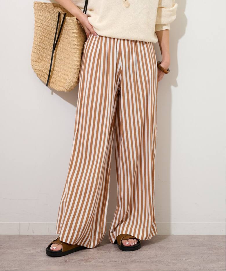 追加予約》【LUSANA/ルサナ】CICI PANTS：パンツ（スラックス 