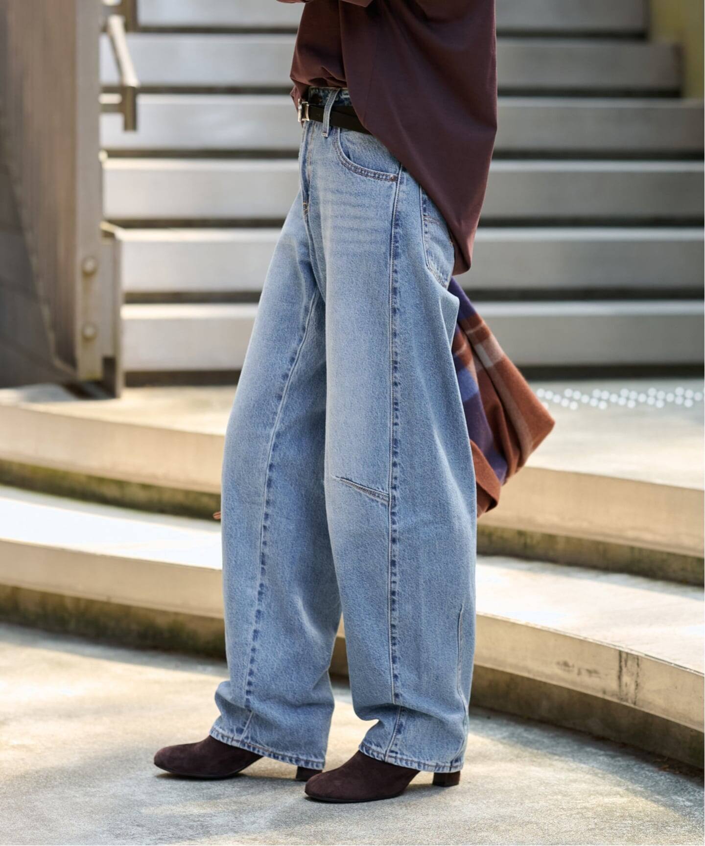 LEVI'S/リーバイス】BAGGY DAD BARREL：デニムパンツ（デニム