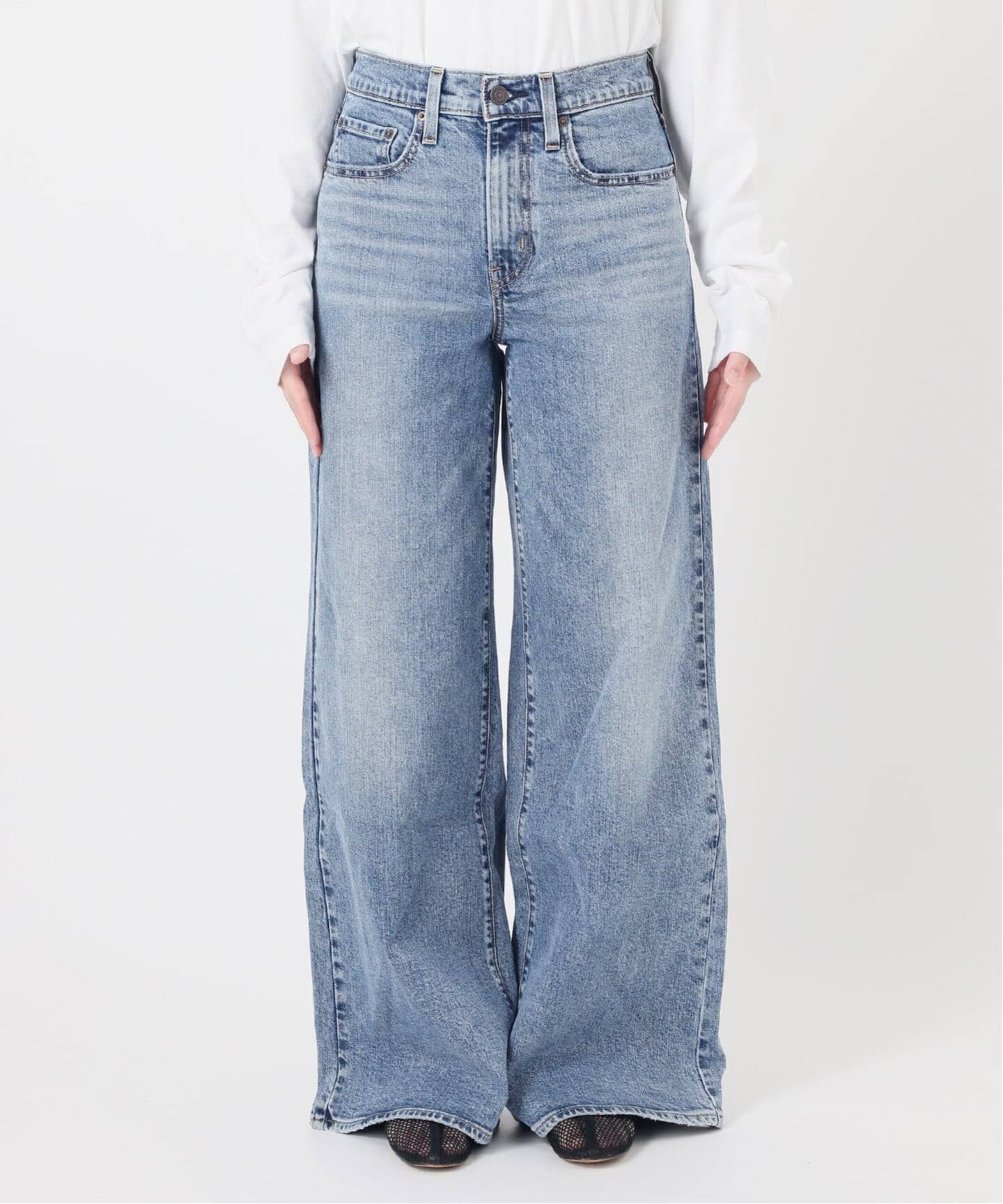 LEVI'S/リーバイス】728 HR WIDE LEG：デニム（デニムパンツ・ジーンズ