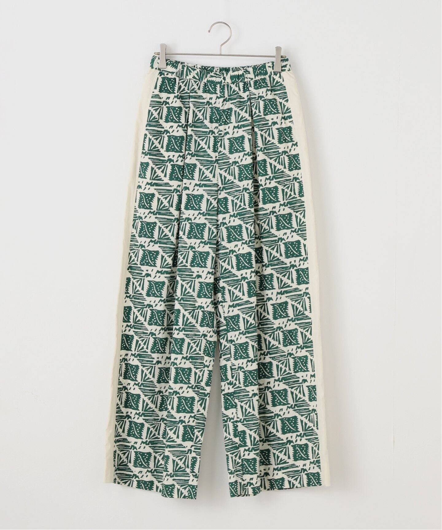 SARA MALLIKA/サラマリカ】 CTN POPLIN PRINTパンツ（スラックス  