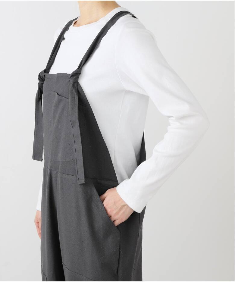 BASERANGE/ベースレンジ】GREN OVERALLS：サロペット（サロペット 