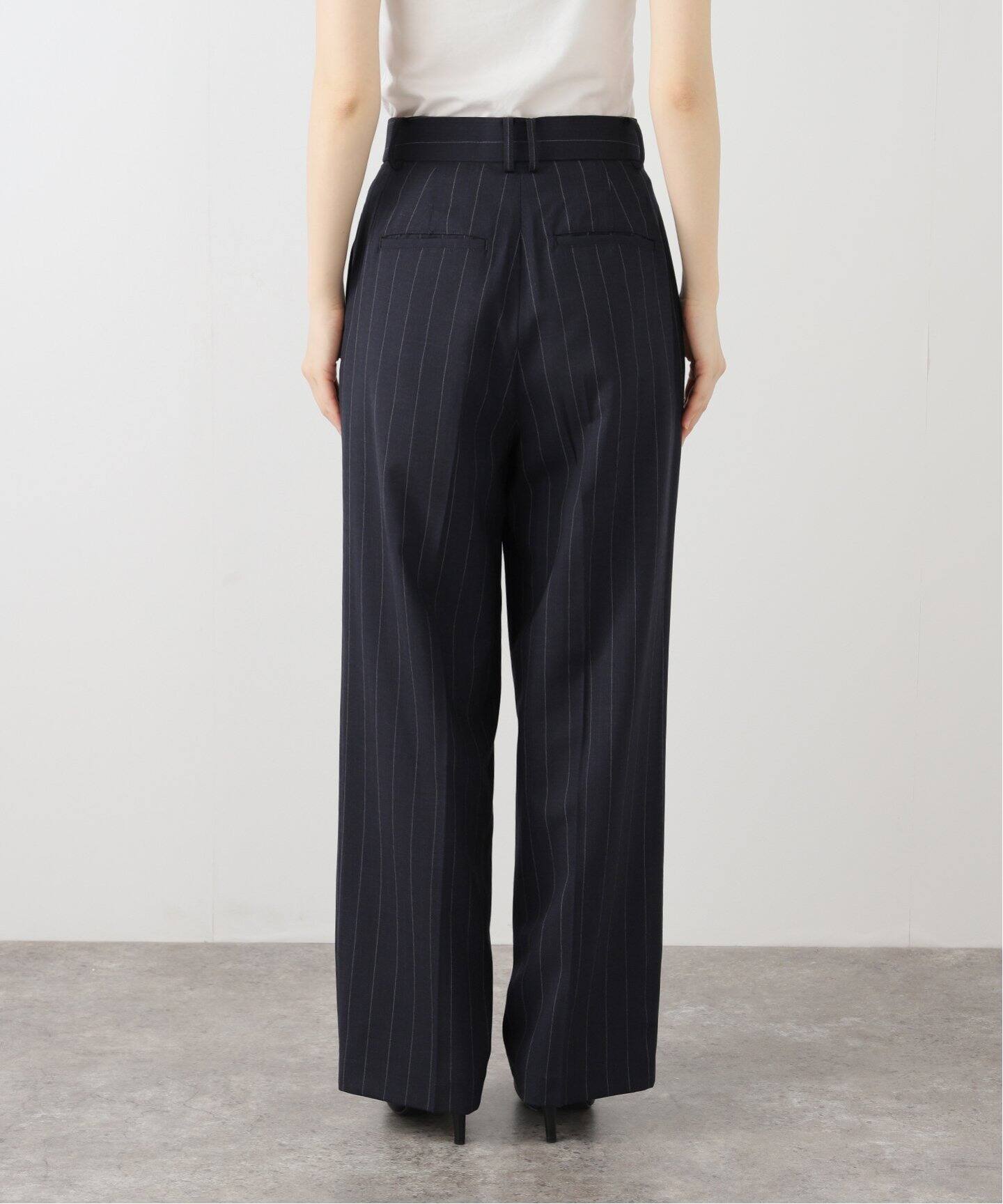 TODAYFUL / トゥデイフル】 Stripe Tuck Trousers：パンツ（スラックス 