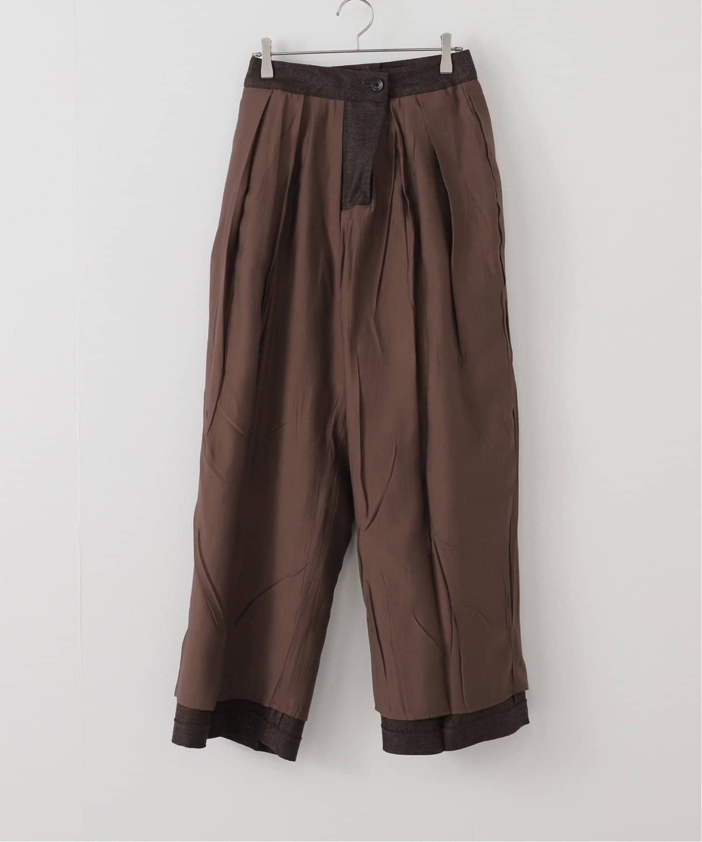 TODAYFUL/トゥデイフル】 Tuck Linen Trousers（スラックス