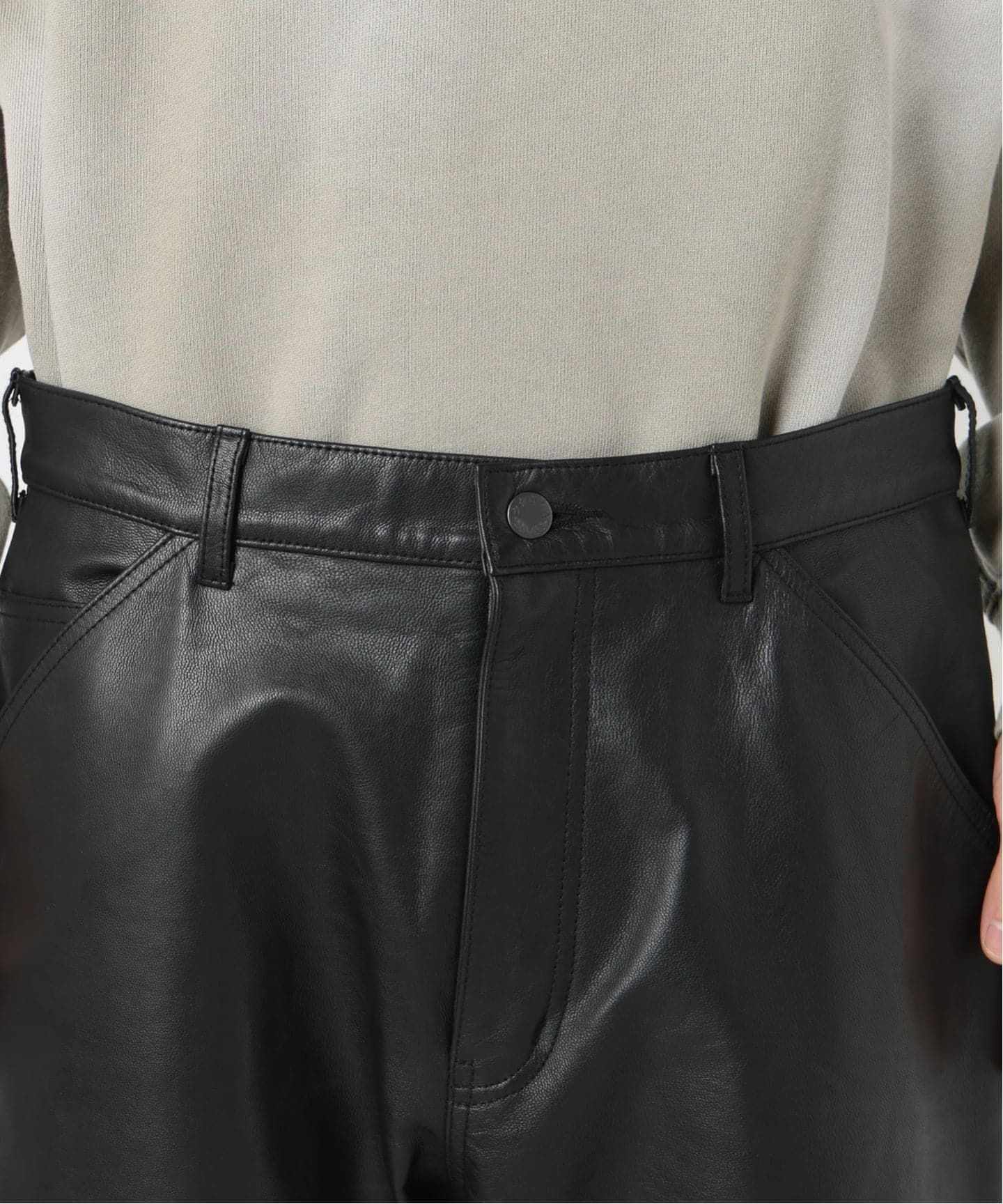JOURNAL STANDARD　スクーカム　ゴートレザー　ペインターパンツ SKOOKUM / スクーカム 別注 ゴートレザー ペインターパンツ