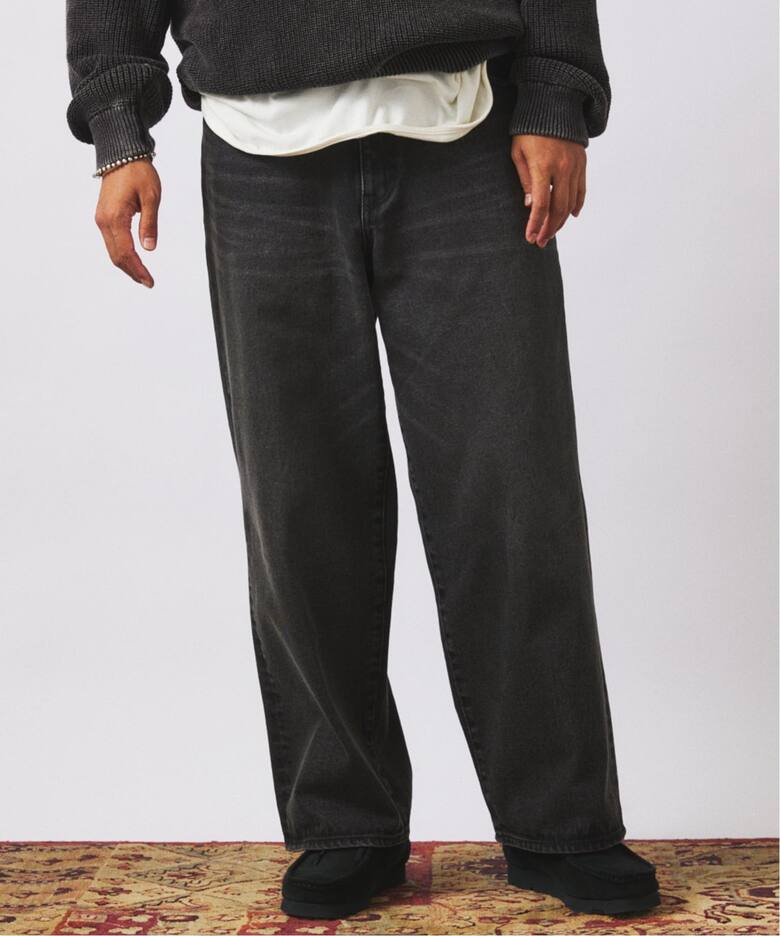 ストレートパンツメンズ 黒 ストレート ジーンズ メンズ 黒 ファッション パンツ ストレートシルエット デニムパンツ パンツ メンズ 黒 ファッション専門通販 Noir