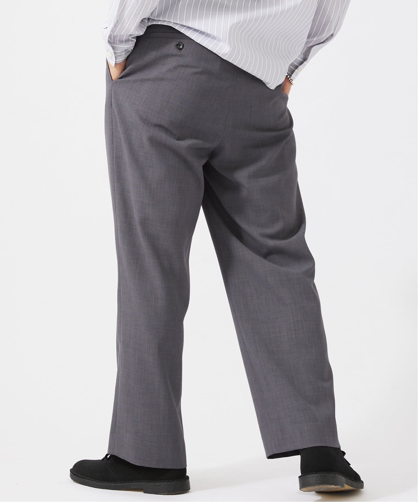 ウォッシャブル バスケット ベルテッドスラックス（スラックス