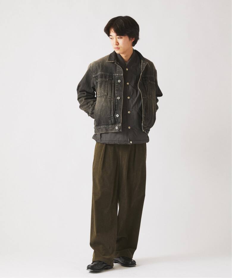 Pコーデュロイ オーバーパンツ（スラックス）｜JOURNAL STANDARD 