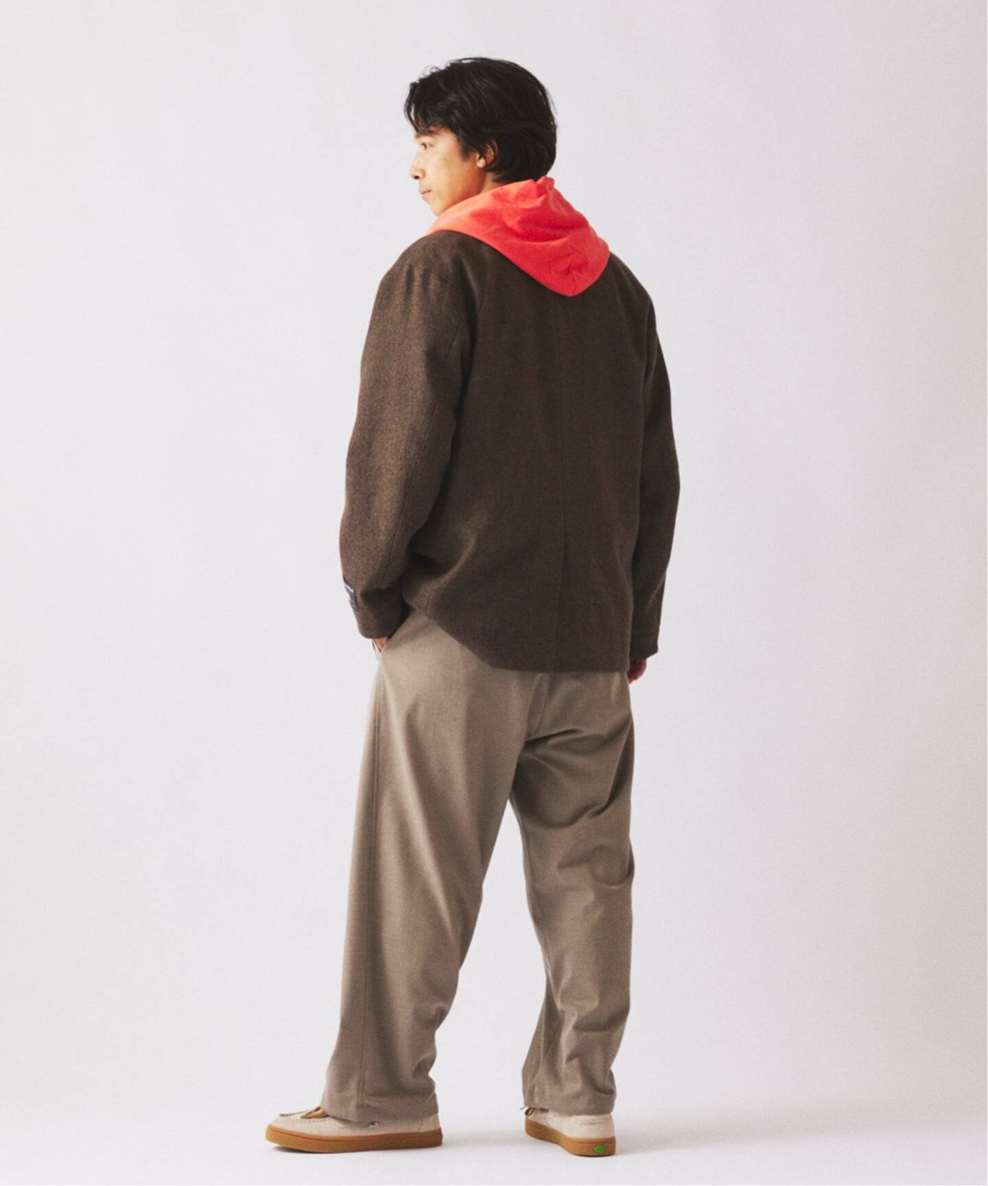 ウールブレンド ツイル オーバーパンツ（スラックス）｜JOURNAL