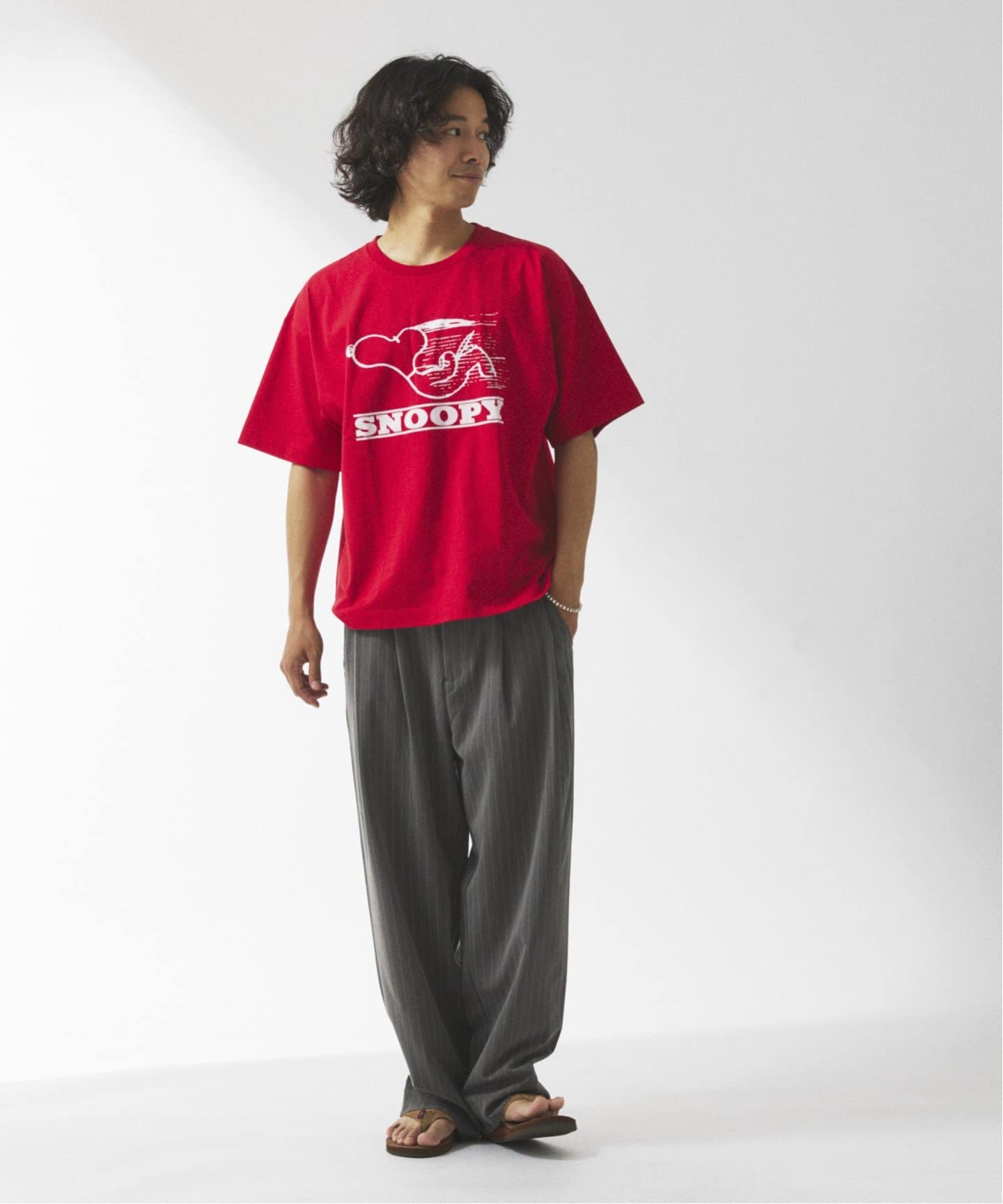 ヒールカット ライトルーズスラックス（スラックス）｜JOURNAL