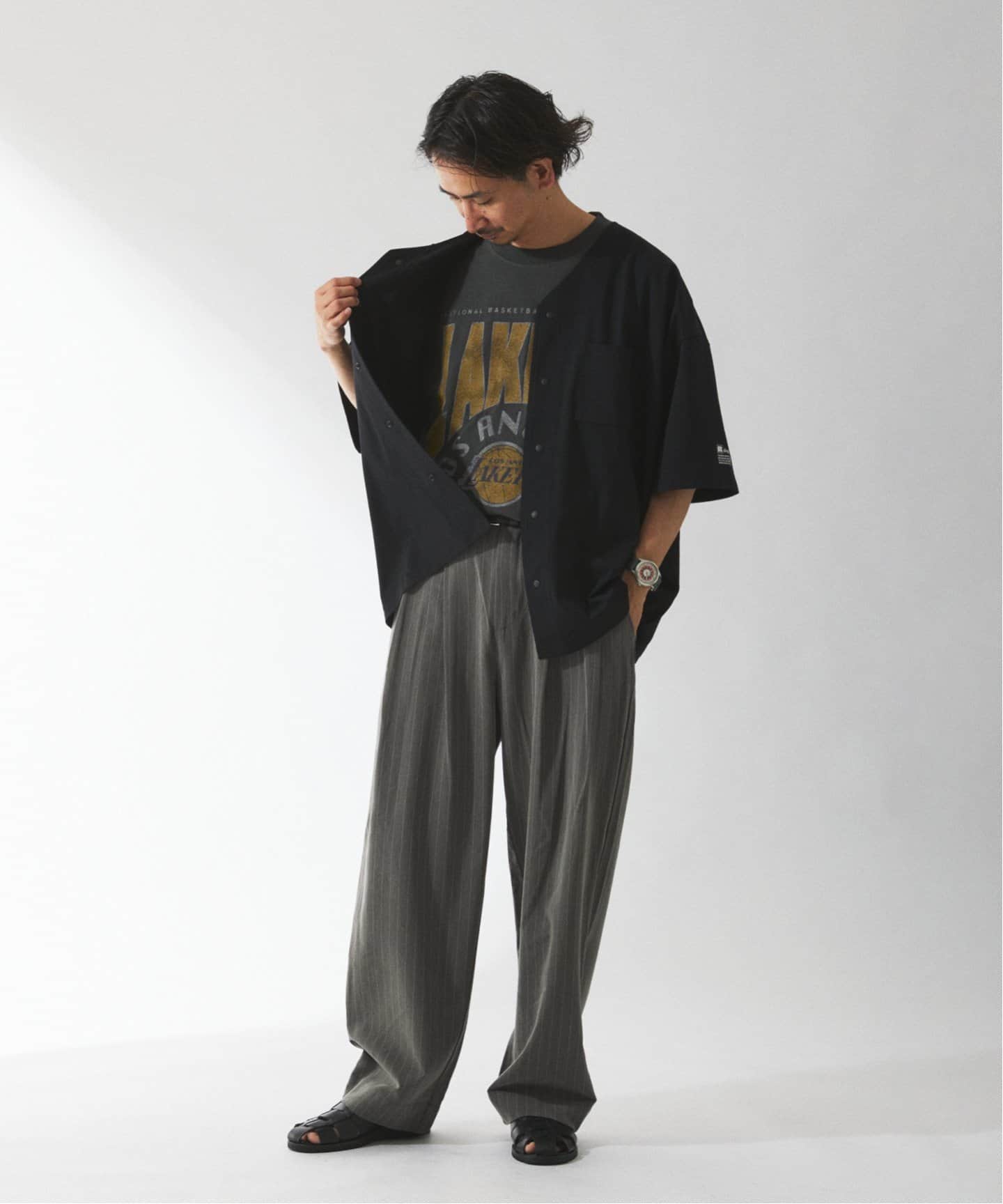 ジャーナルスタンダード レリューム（JOURNAL STANDARD relume）/ヒールカット ライトルーズスラックス ヒールカット ライトルーズスラックス（スラックス）｜JOURNAL