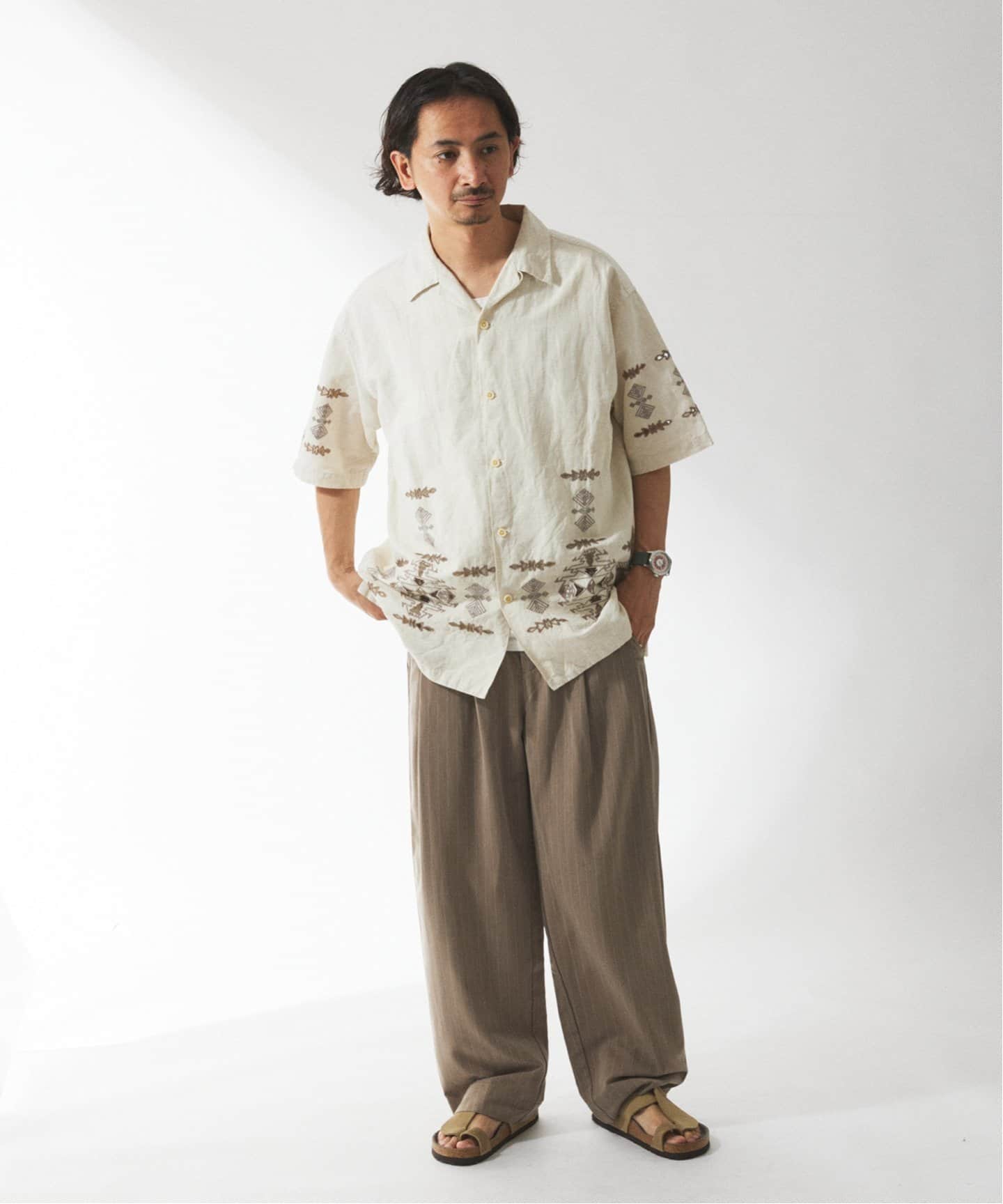 ヒールカット ライトルーズスラックス（スラックス）｜JOURNAL