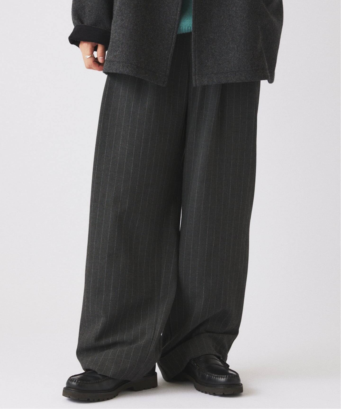 ヒールカット ルーズ ストライプ スラックス（スラックス）｜JOURNAL