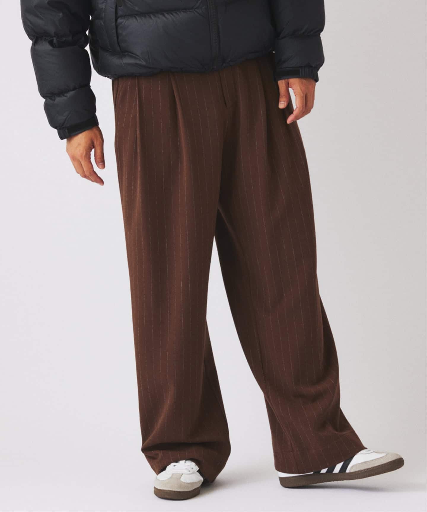 ヒールカット ルーズ ストライプ スラックス（スラックス）｜JOURNAL