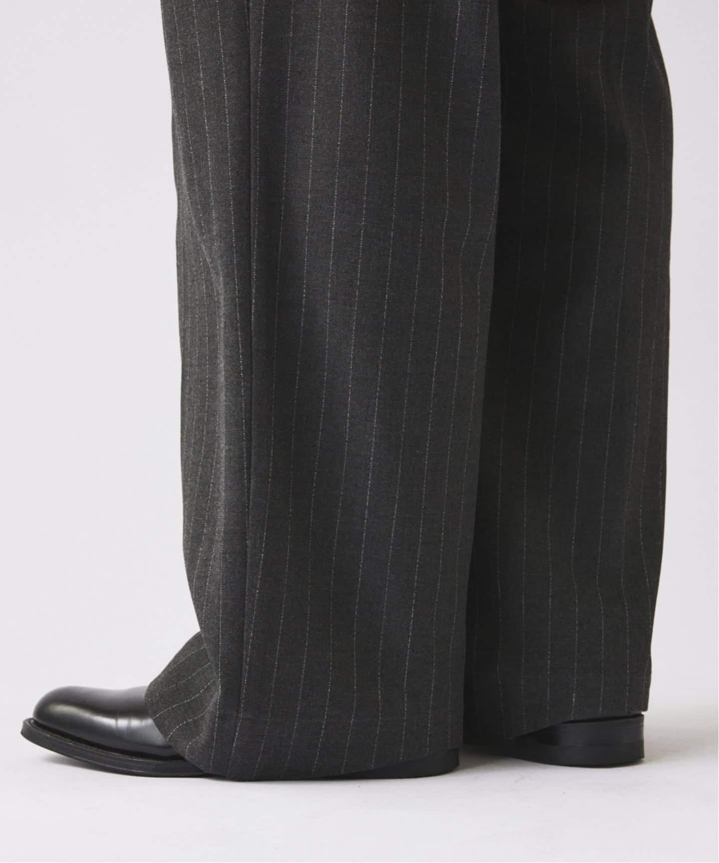 ヒールカット ルーズ ストライプ スラックス（スラックス）｜JOURNAL