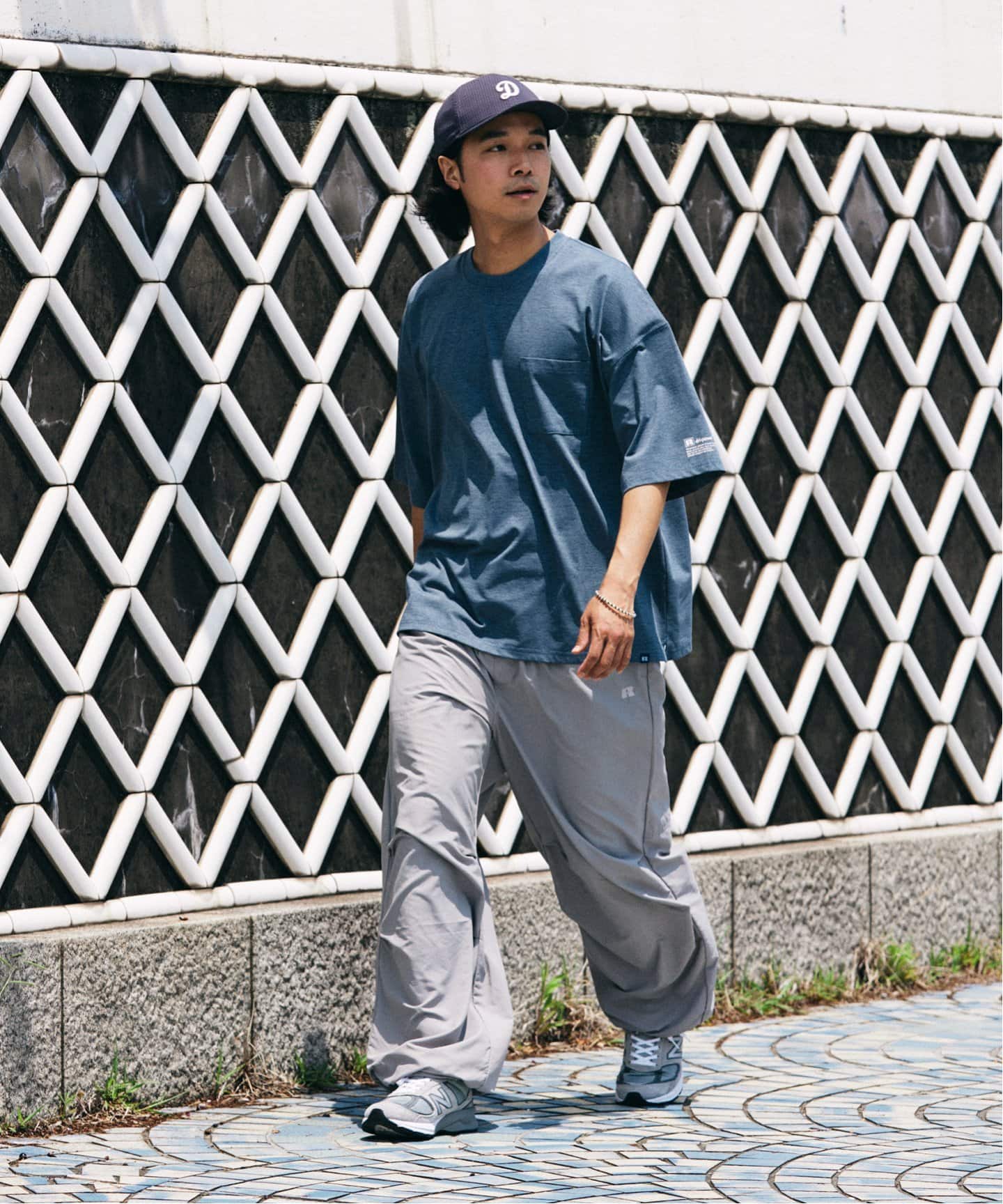 RUSSELL ATHLETIC 別注 ナイロン リップストップ パンツ（ジャージ