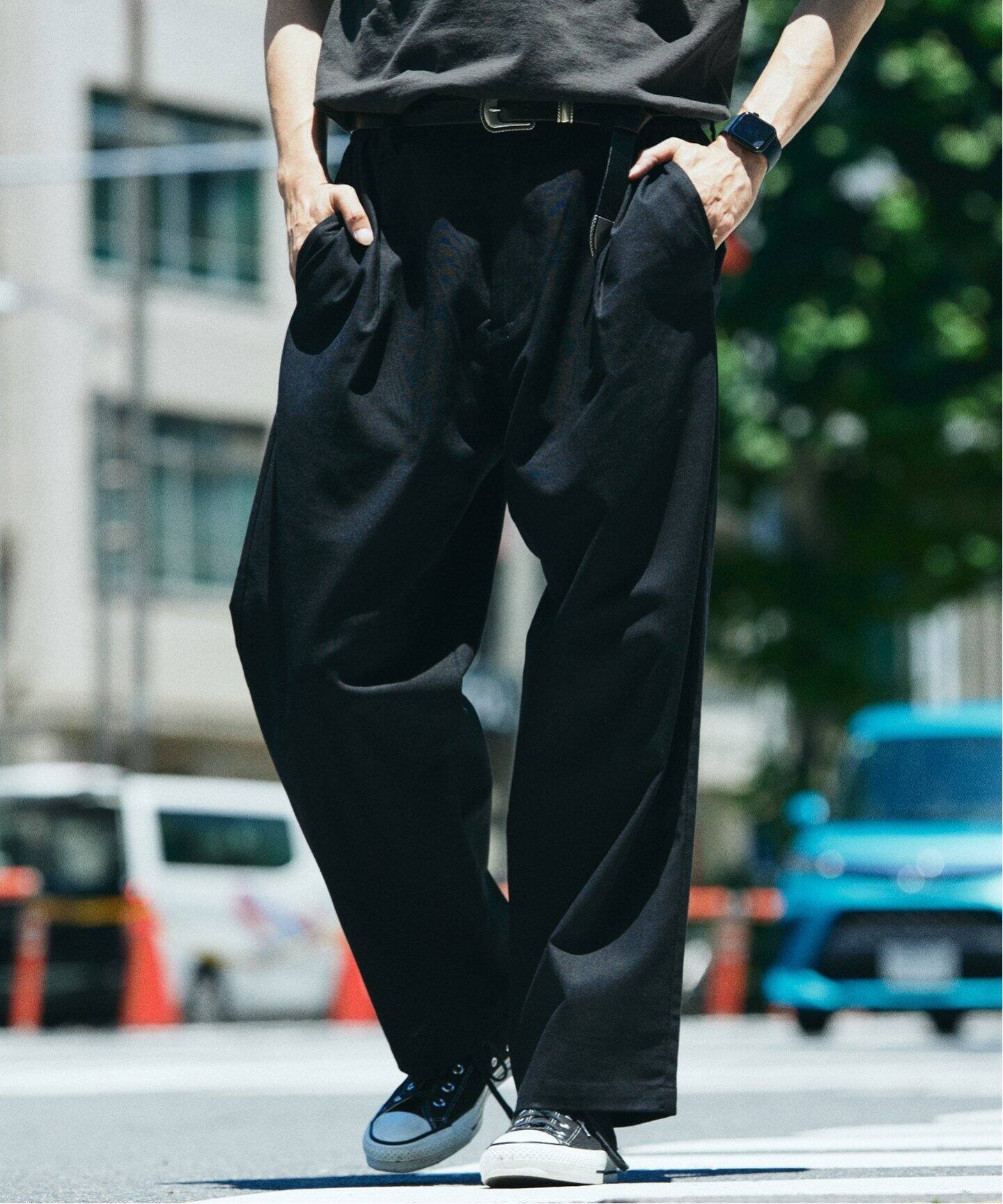 journal standard relume ダブルニーパンツ フェード シャンブレー ダブルニーパンツ（その他パンツ