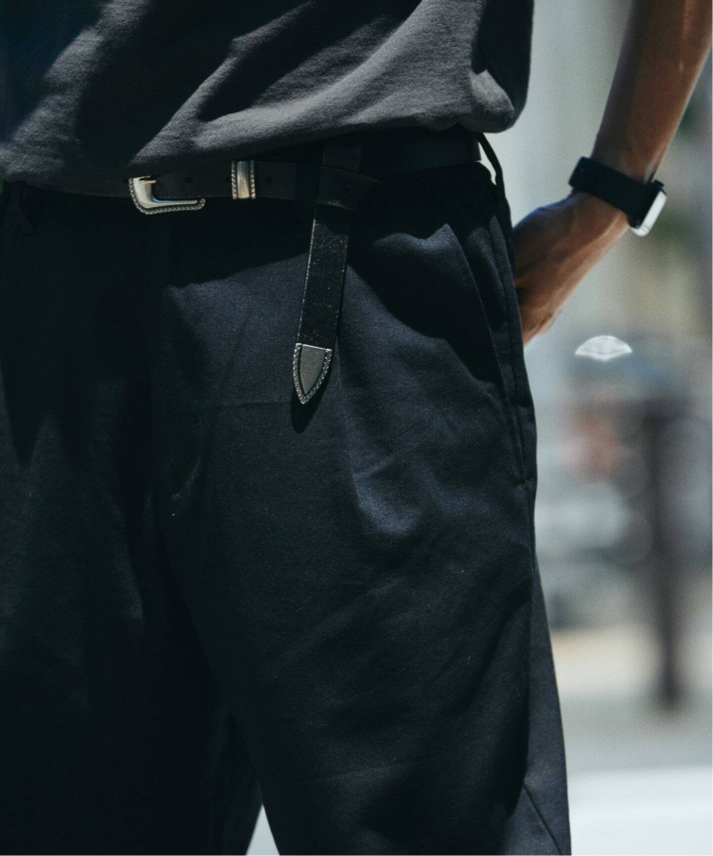 リネンブレンド 1タック ”レイジー” パンツ（スラックス）｜JOURNAL