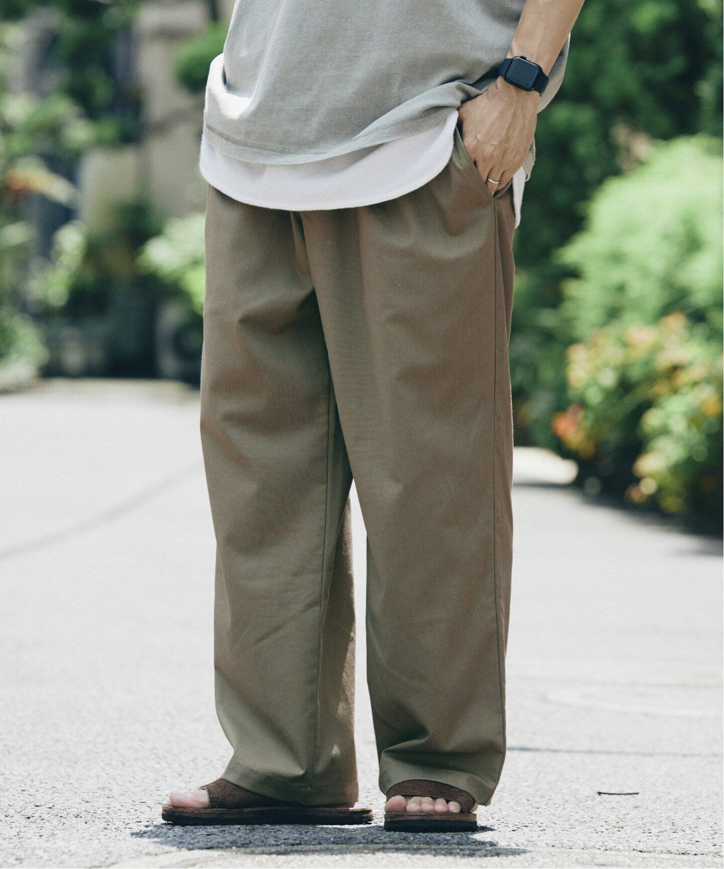 リネンブレンド 1タック ”レイジー” パンツ（スラックス）｜JOURNAL