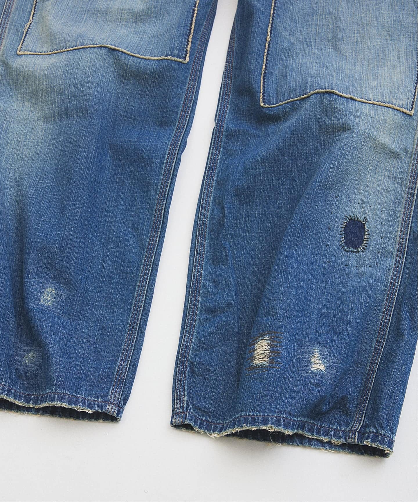 Relume Jeans＞リメイク ライトオンス デニムペインターパンツ（デニム