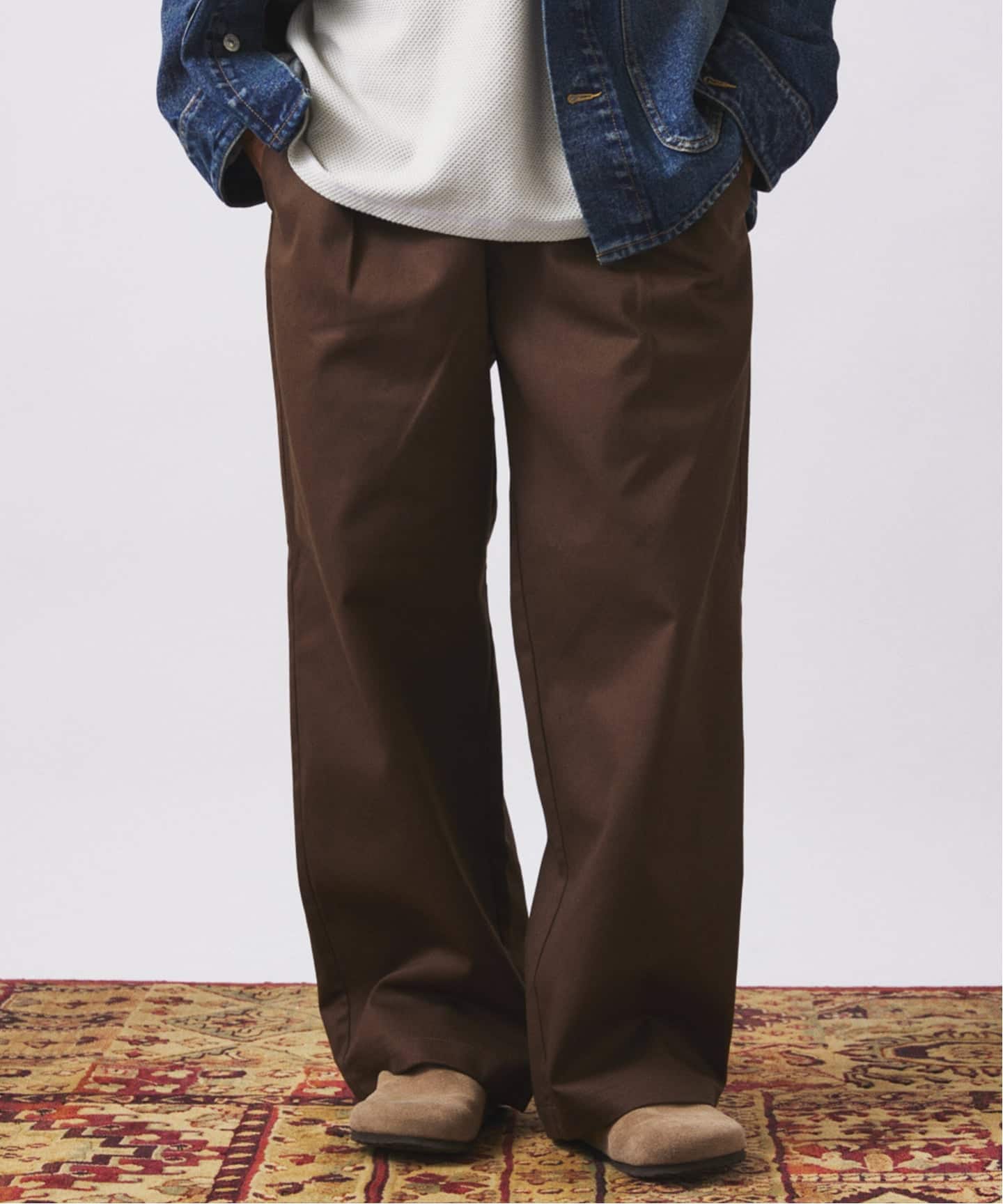 UNIVERSAL OVERALL / ユニバーサルオーバーオール 別注 1タック ワイド