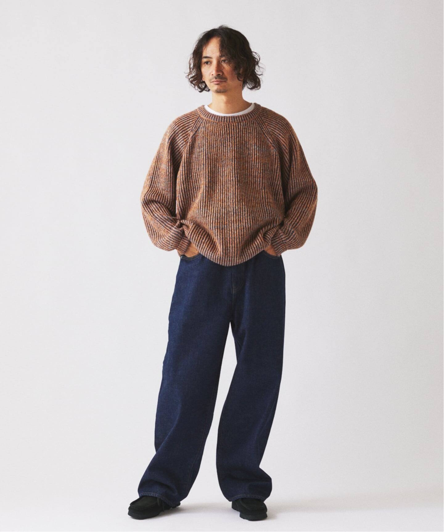 Relume Jeans セルヴィッチ ワイド デニムパンツ（デニムパンツ 