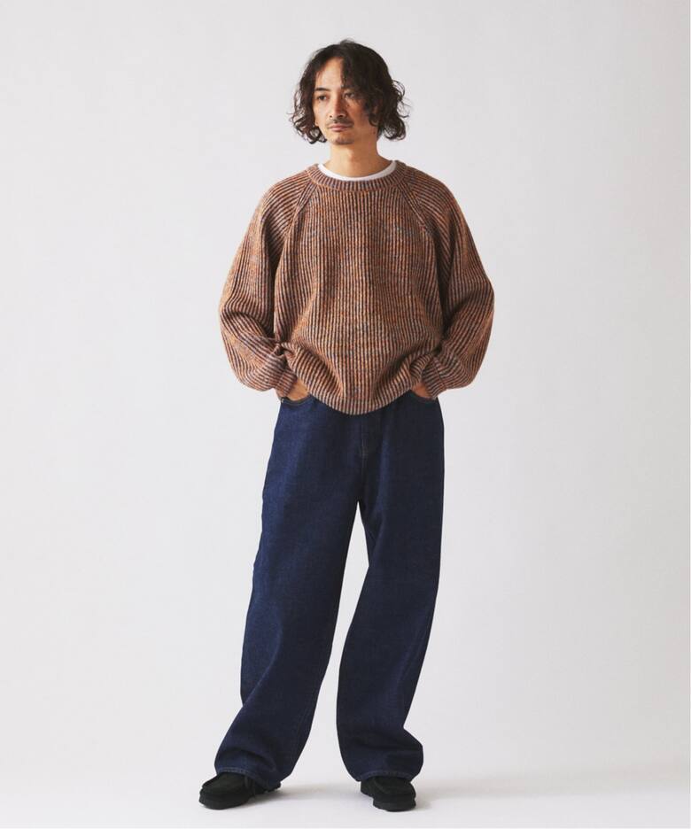 Relume Jeans セルヴィッチ ワイド デニムパンツ（デニムパンツ 
