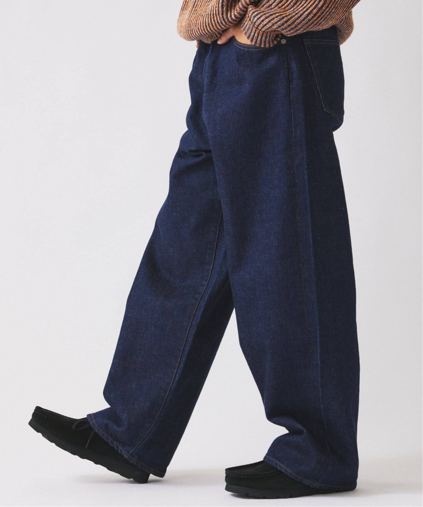 Relume Jeans セルヴィッチ ワイド デニムパンツ（デニムパンツ 