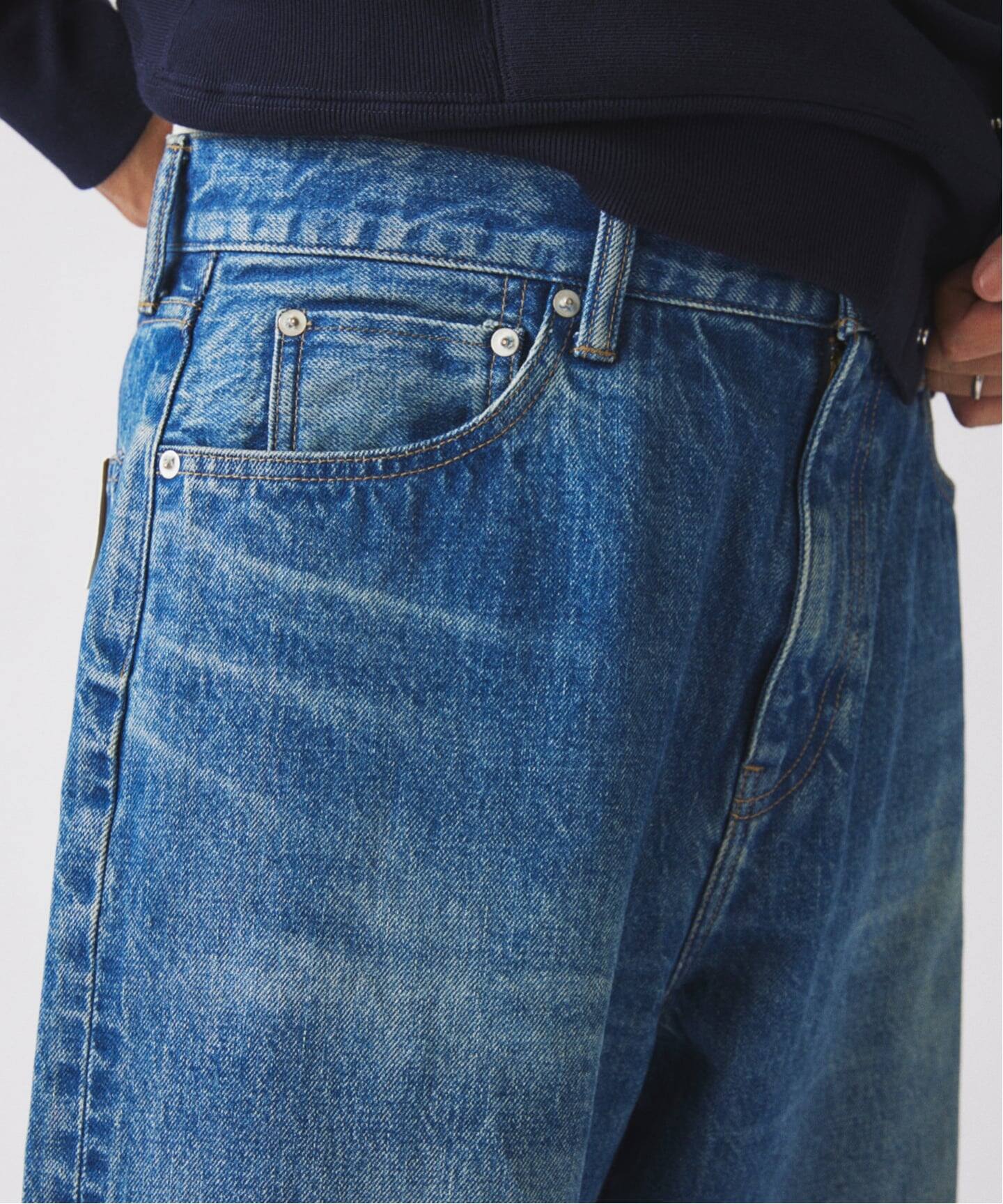 Relume Jeans セルヴィッチ ワイド デニムパンツ（デニムパンツ 