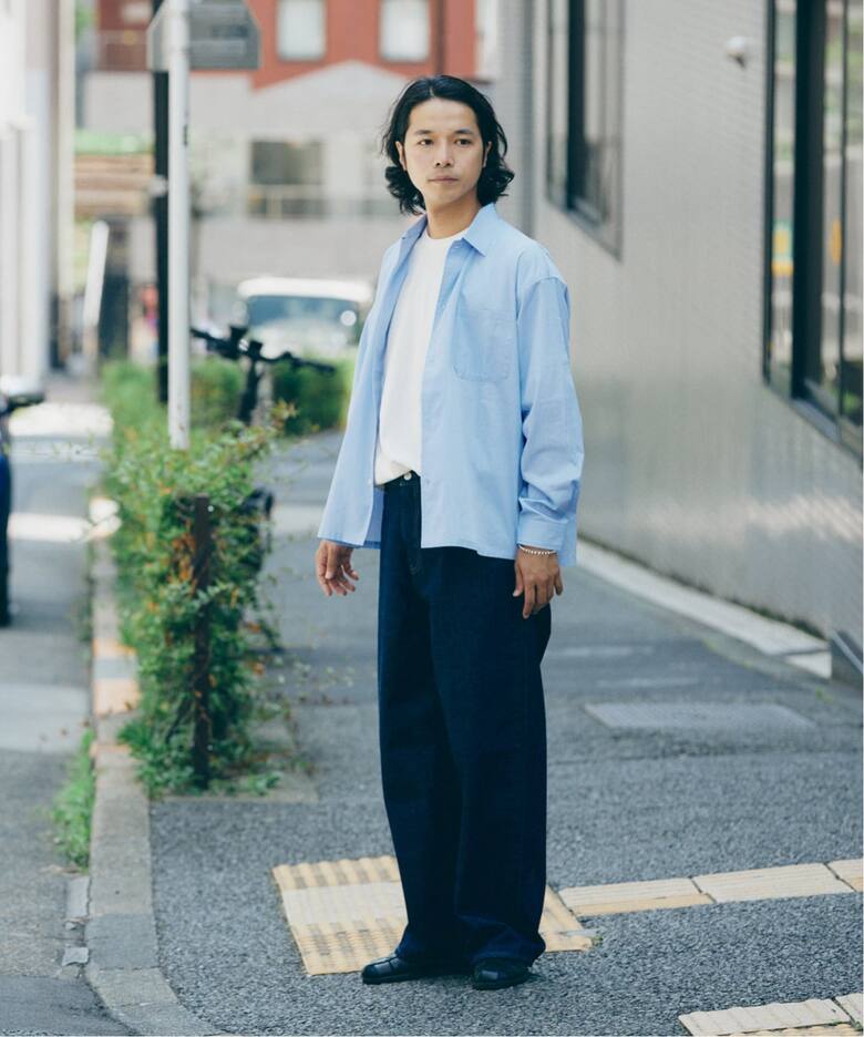 Relume Jeans セルヴィッチ ワイド デニムパンツ（デニムパンツ 